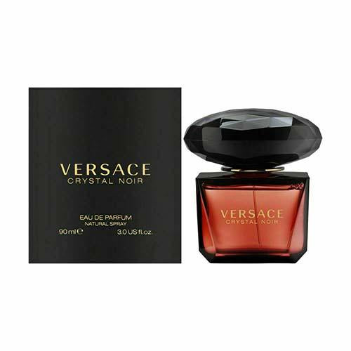 Versace Crystal Noir Eau de Parfum 90ml for Women - Luxurious Floral Oriental Fragrance for Evening Wear & Special Occasions