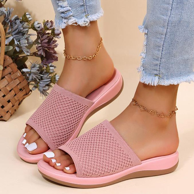 Women's Stretchable Summer Shoes - Comfortable & Breathable for Walking, Travel & Casual Wear