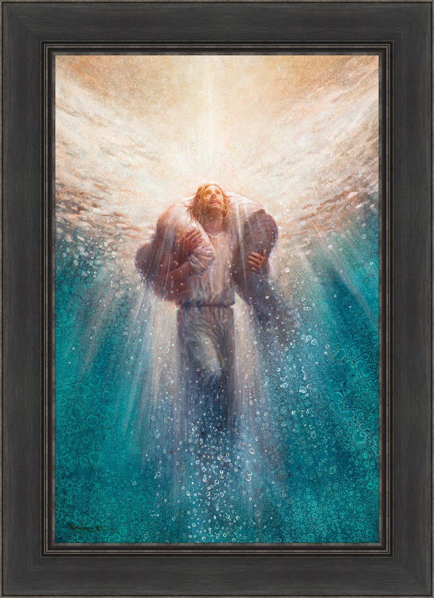 Deep Waters By Yongsung Kim - Premium Wall Art Canvas Print - Ocean Wave Painting for Home & Office Decor - Perfect for Living Room, Bedroom, and Office Spaces