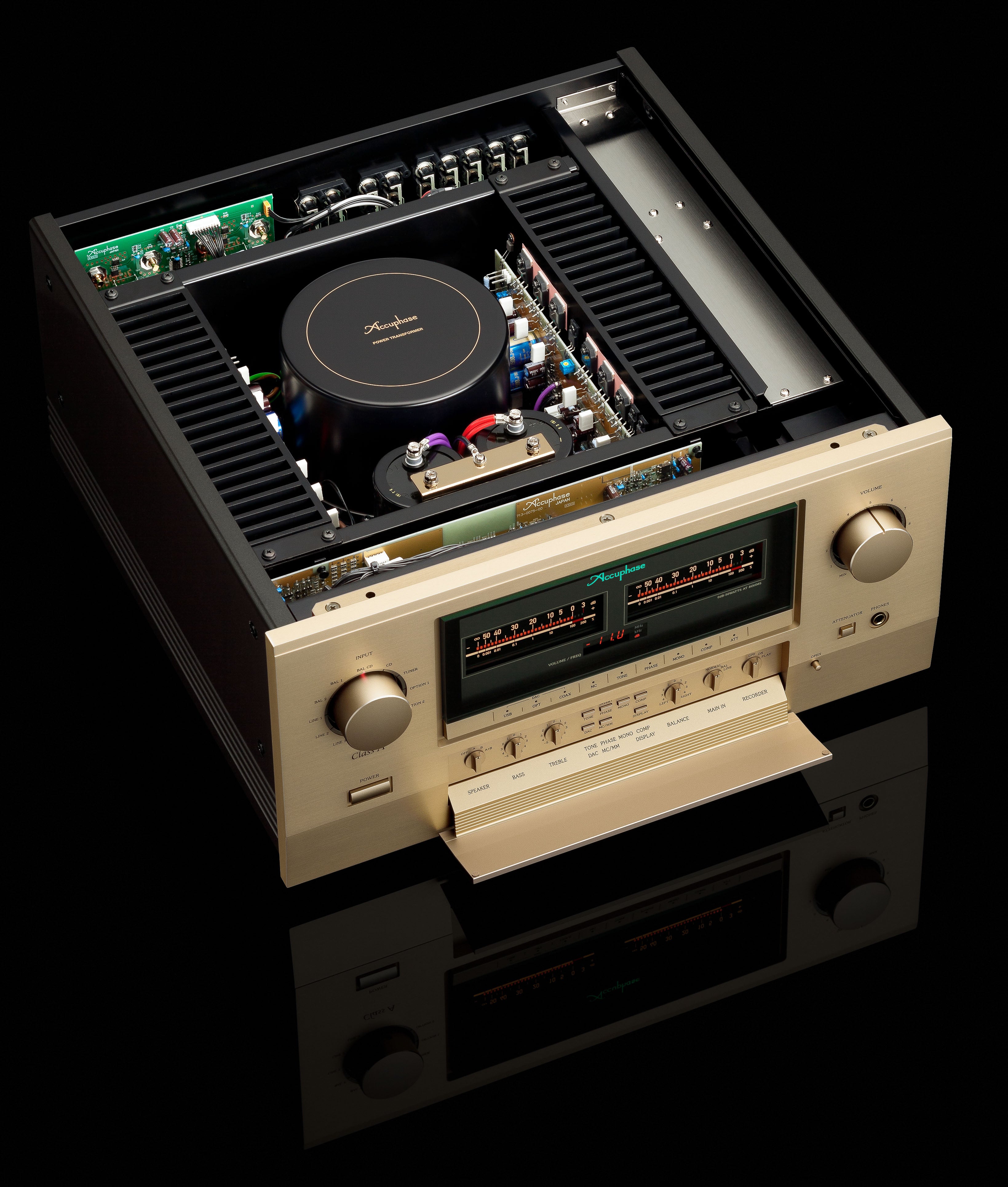 Accuphase E-800 Class A High-End Integrated Stereo Amplifier - Audiophile Home Audio System for Music Listening & Hi-Fi Sound Experience