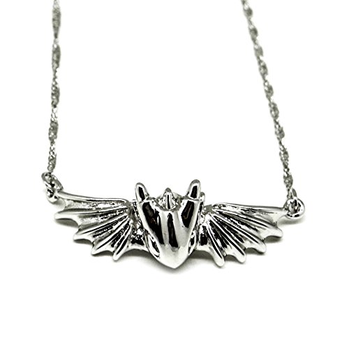 Stylish Rhodium Dragon Necklace for Women - Elegant Jewelry Gift for Birthday, Anniversary & Special Occasions