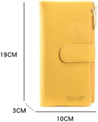 Large Capacity Trifold Women's Wallet with Dual Zipper & Phone Pocket - 19 x 10 x 3cm RFID Blocking Leather Clutch Purse for Everyday Use, Travel & Gift (Multiple Colors Available)