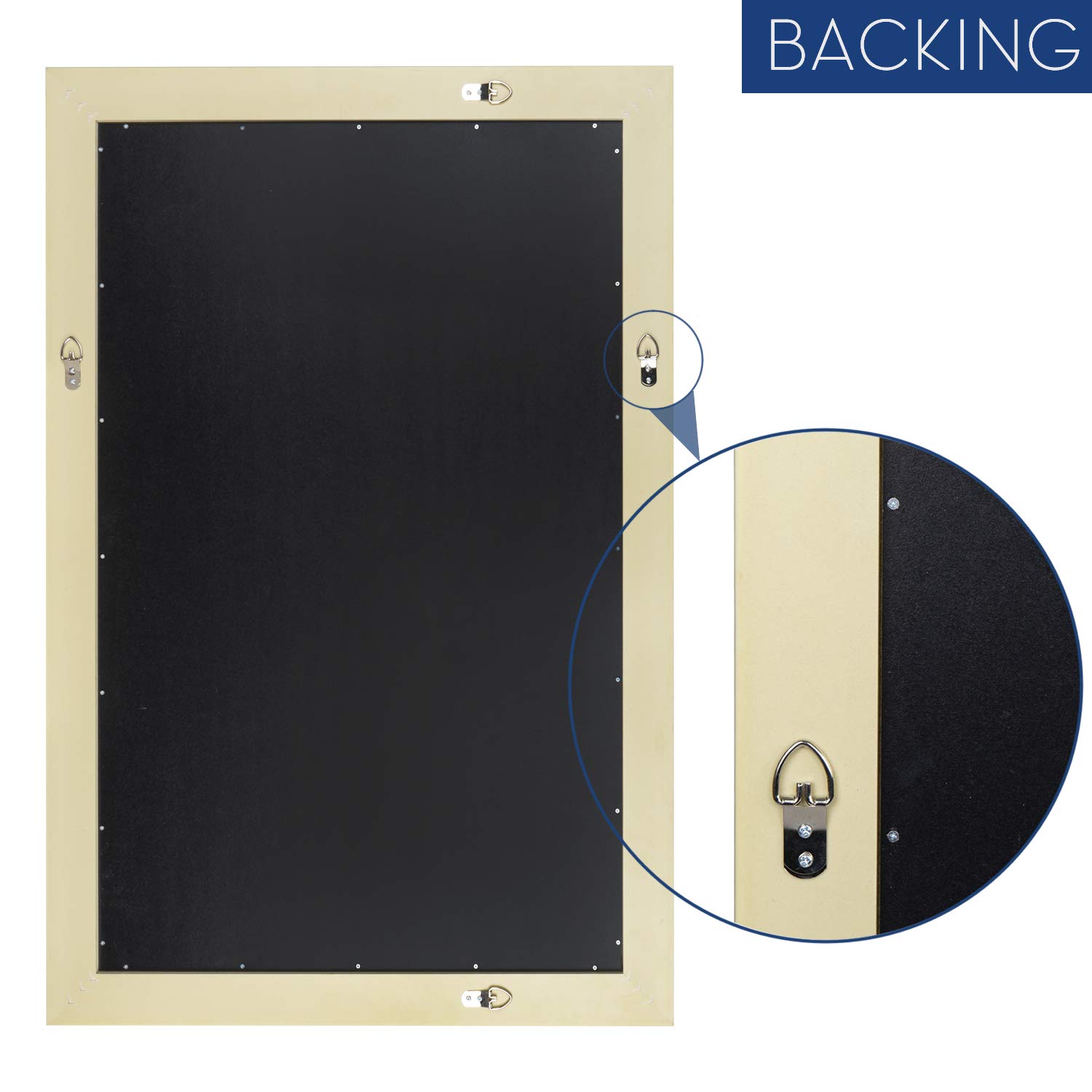 40x24 Inch Framed Bathroom Mirror - Wall Mounted Decorative Copper Mirror for Vanity, Powder Room & Bedroom Decor