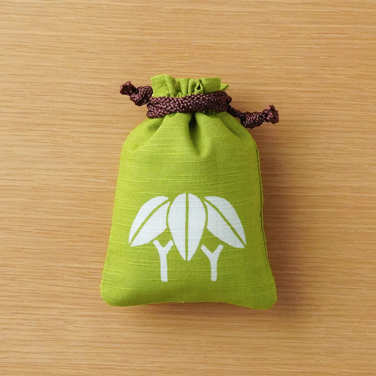 Katazome Small Talisman Bag - Handmade Japanese Bamboo Drawstring Pouch - Traditional Craft Gift for Good Luck & Protection | Perfect for Travel, Home Decor & Spiritual Use
