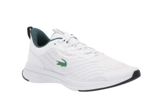 Lacoste Run Spin Women's Sneakers - White & Dark Green Athletic Shoes (Size 7-42) | Stylish Running & Casual Walking Shoes for Women | Perfect for Gym, Workouts & Everyday Wear (Model: SFA00701R5)