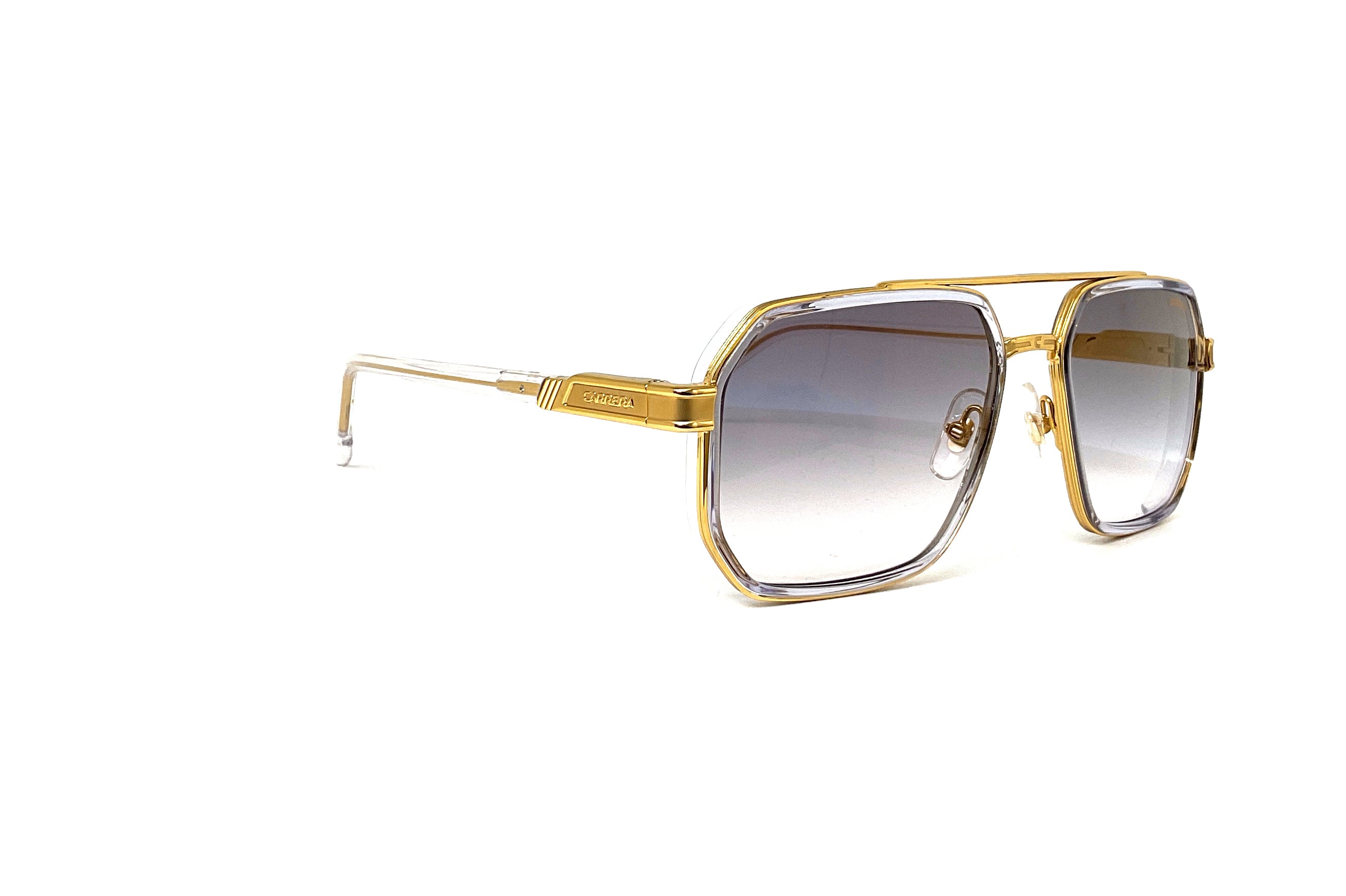 Carrera 1069/S Crystal Gold Sunglasses - Polarized UV Protection Aviator Sunglasses for Men & Women - Perfect for Driving, Travel & Outdoor Activities