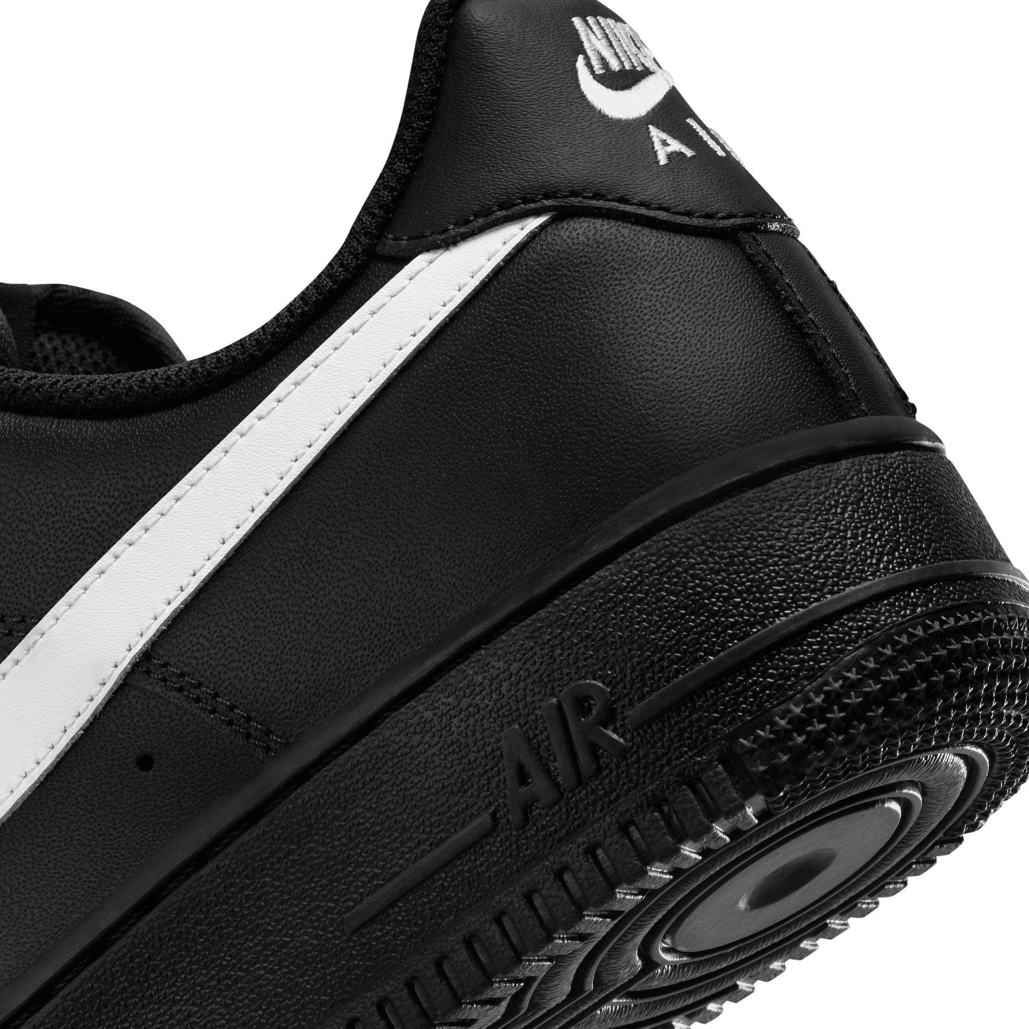 Nike Air Force 1 '07 Sneakers - Black & White Men's/Women's Basketball Shoes for Casual Wear & Street Style