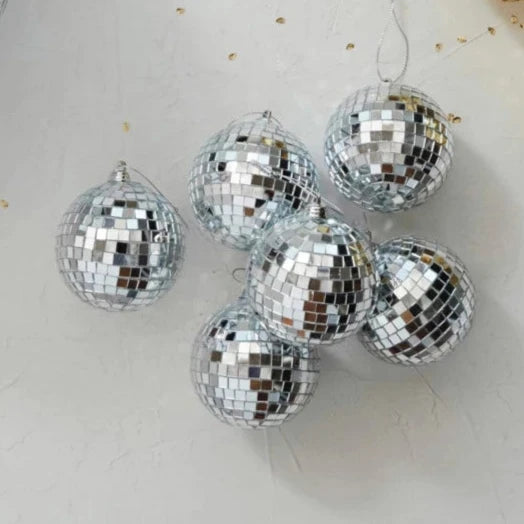 Disco Ball Ornament Box Set - 12 Pack Hanging Mirror Ball Decorations for Party, Wedding, Christmas Tree & Home Decor - Perfect for Dance Parties, Nightclubs & Festive Celebrations