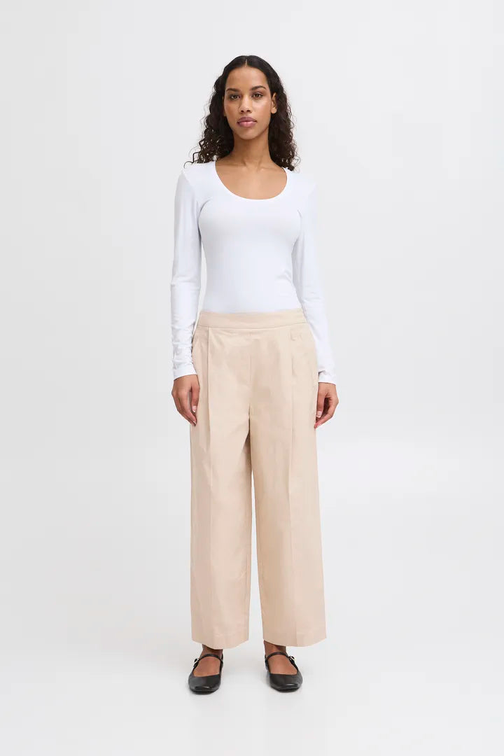 Nica Trousers for Men - Premium Oxford Tan Casual Pants | Comfortable & Stylish for Work, Travel & Everyday Wear