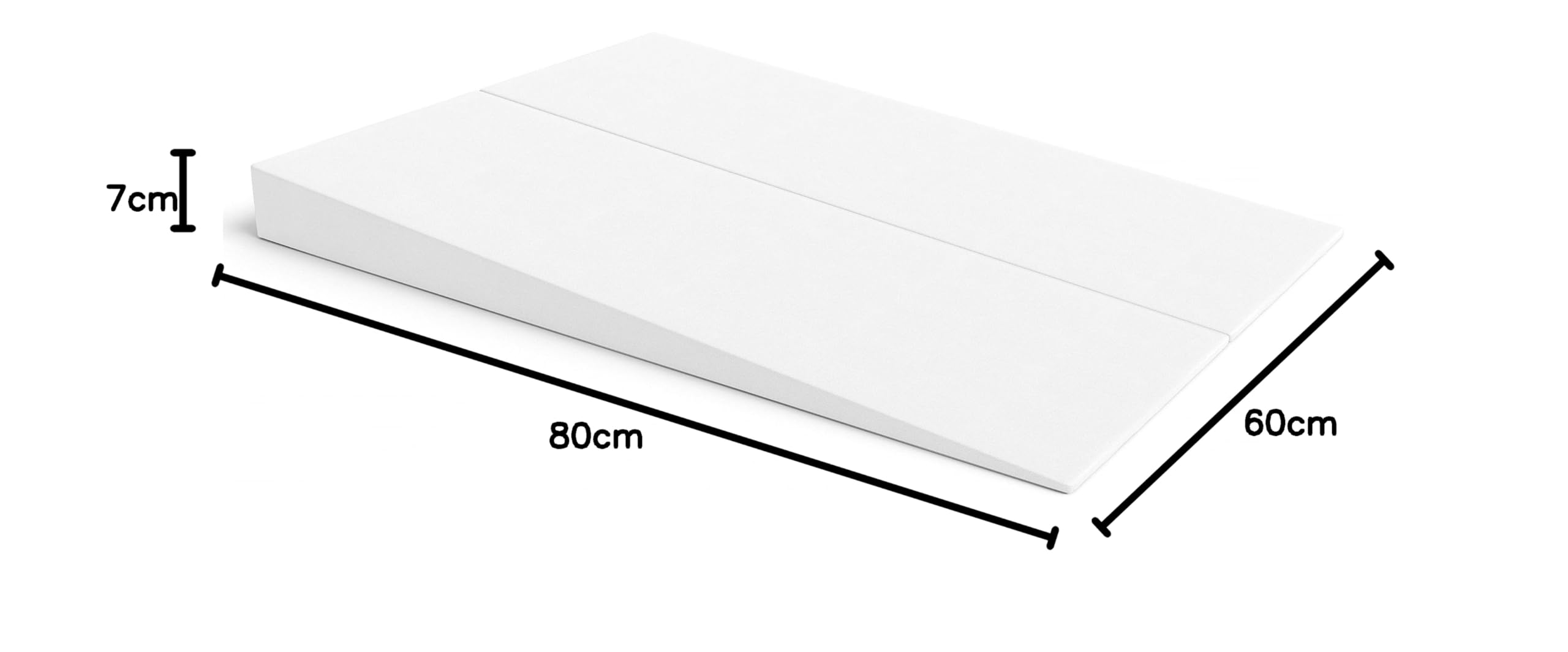 Avana 7-Inch Under Bed Mattress Elevator Foam Wedge Support for Queen Size - Improve Sleep Comfort & Reduce Back Pain, Perfect for Adjustable Beds, Snoring Relief & Acid Reflux