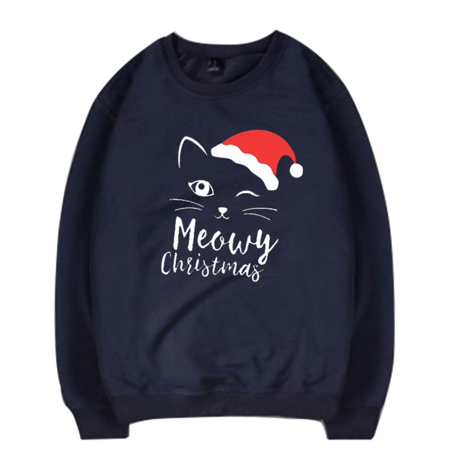 Women's Long Sleeve Hoodie with Christmas Print - Cozy Pullover Sweatshirt for Holiday Season | Perfect for Winter Outfits, Gift Giving & Casual Wear