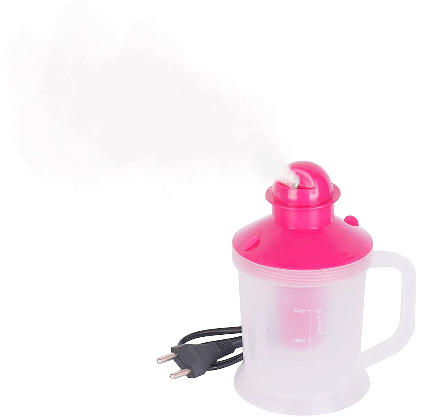 NOBILEA Nano-Cure Facial Steamer & Medical Steam Inhaler - Nano-Ionic Technology with UV Sterilization - Portable Vaporizer for Skin Care, Cold & Cough Relief - Perfect for Home Spa & Respiratory Therapy