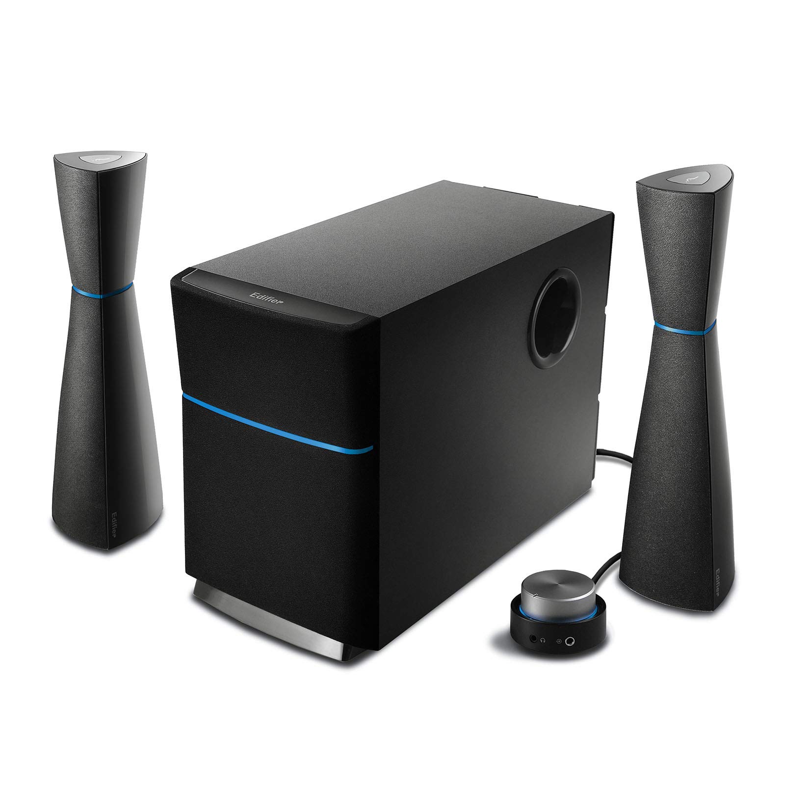 Edifier M3200 2.1 Multimedia Computer Speaker System with Subwoofer - High Quality PC Sound System for Gaming, Music & Home Theater - Perfect for Desktop Computers, Laptops & Home Entertainment Setup