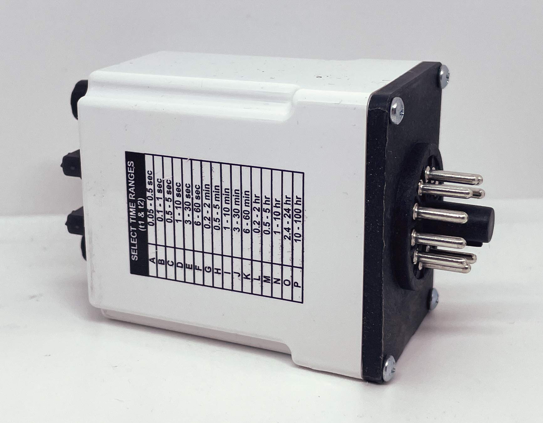 Macromatic TR-6652U Multifunction Timer Relay - Adjustable Delay Interval 24-240V AC & 12-125V DC - Perfect for Industrial Automation, HVAC Systems and Motor Control Applications
