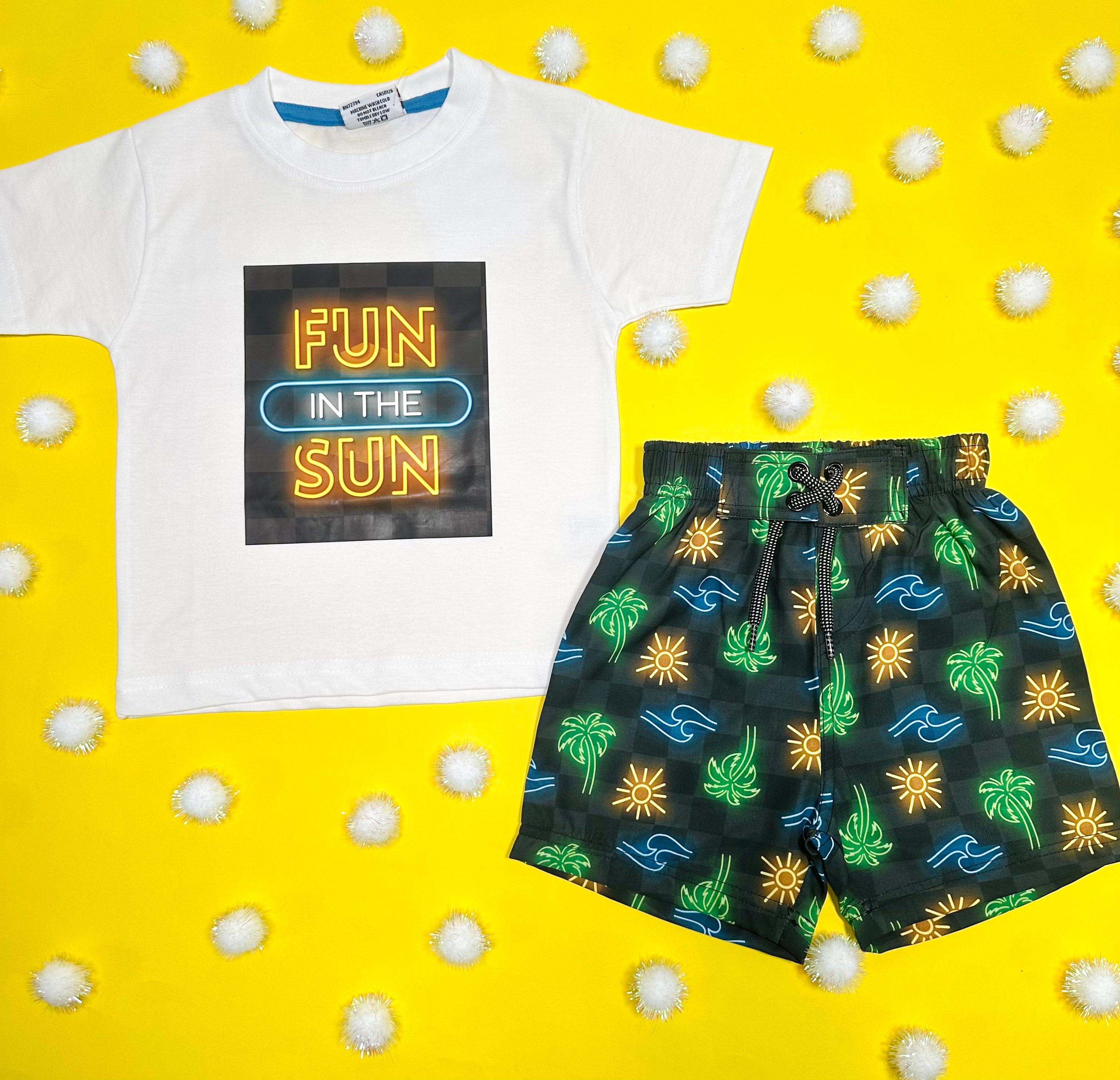 Fun in the Sun T-Shirt - Comfortable & Stylish Summer Graphic Tee for Beach, Pool & Outdoor Activities