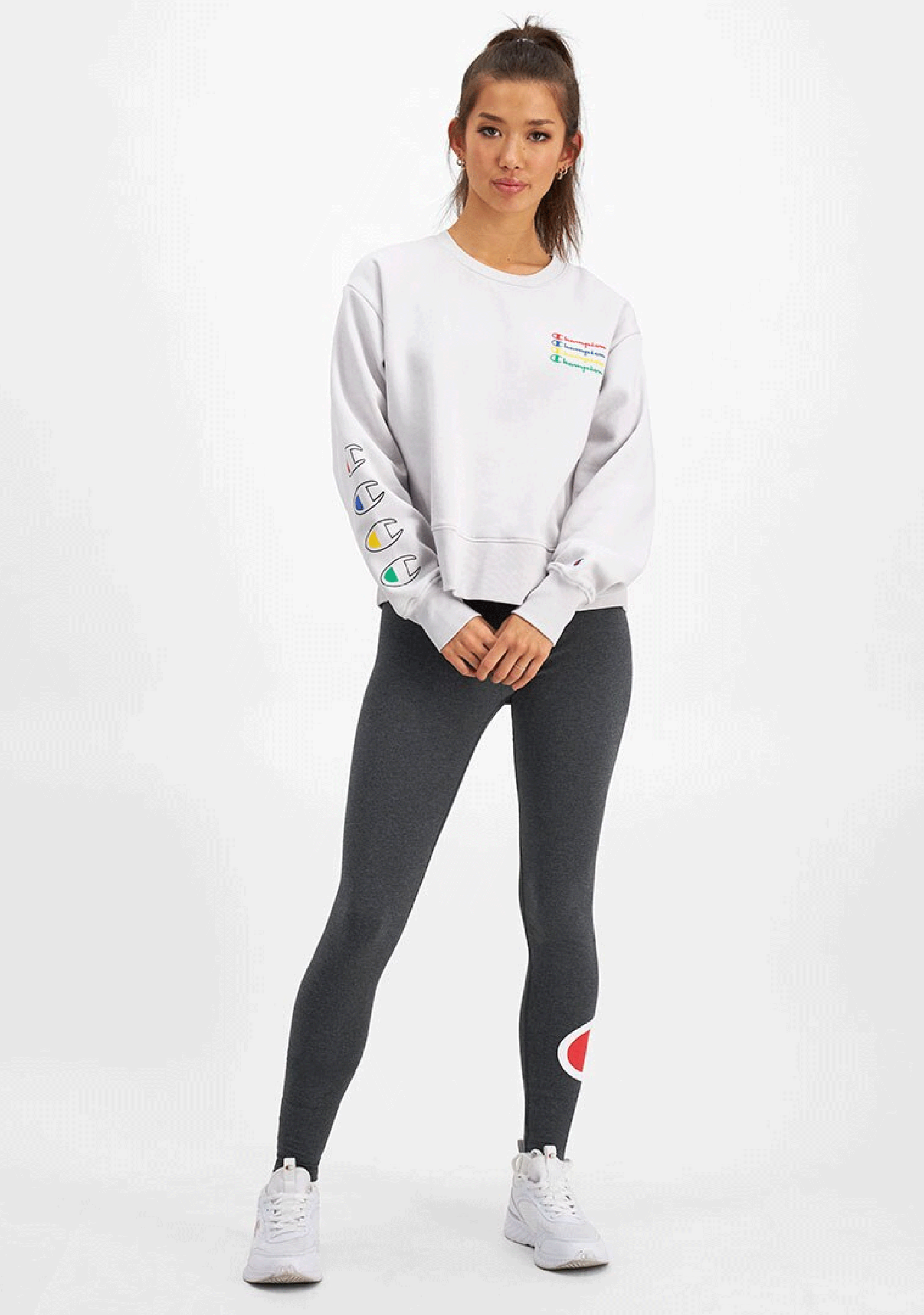 Champion Women's Sporty Graphic Crop Hoodie - Stylish & Comfortable Pullover for Workouts, Gym & Casual Wear | Trendy Streetwear Fashion for Women