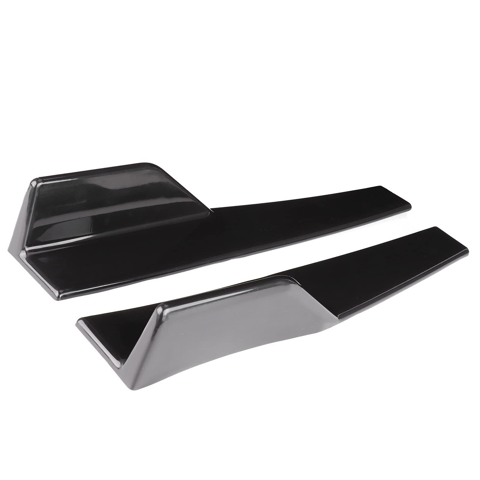 Universal Glossy Black Car Side Skirt Set - 45cm/17.7in Durable Left/Right Body Skirts for Cars & Trucks - Enhance Style & Protection for Daily Driving & Off-Road Adventures