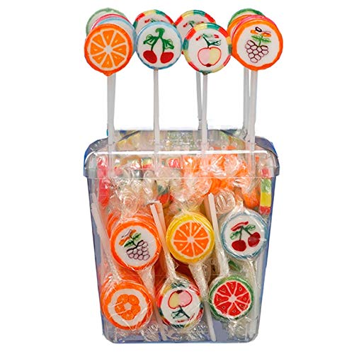 Lecca Lecca Fruit Pops - 10g (100 Pieces) - Papillon Lollipops - Bulk Candy for Parties, Events & Gifts