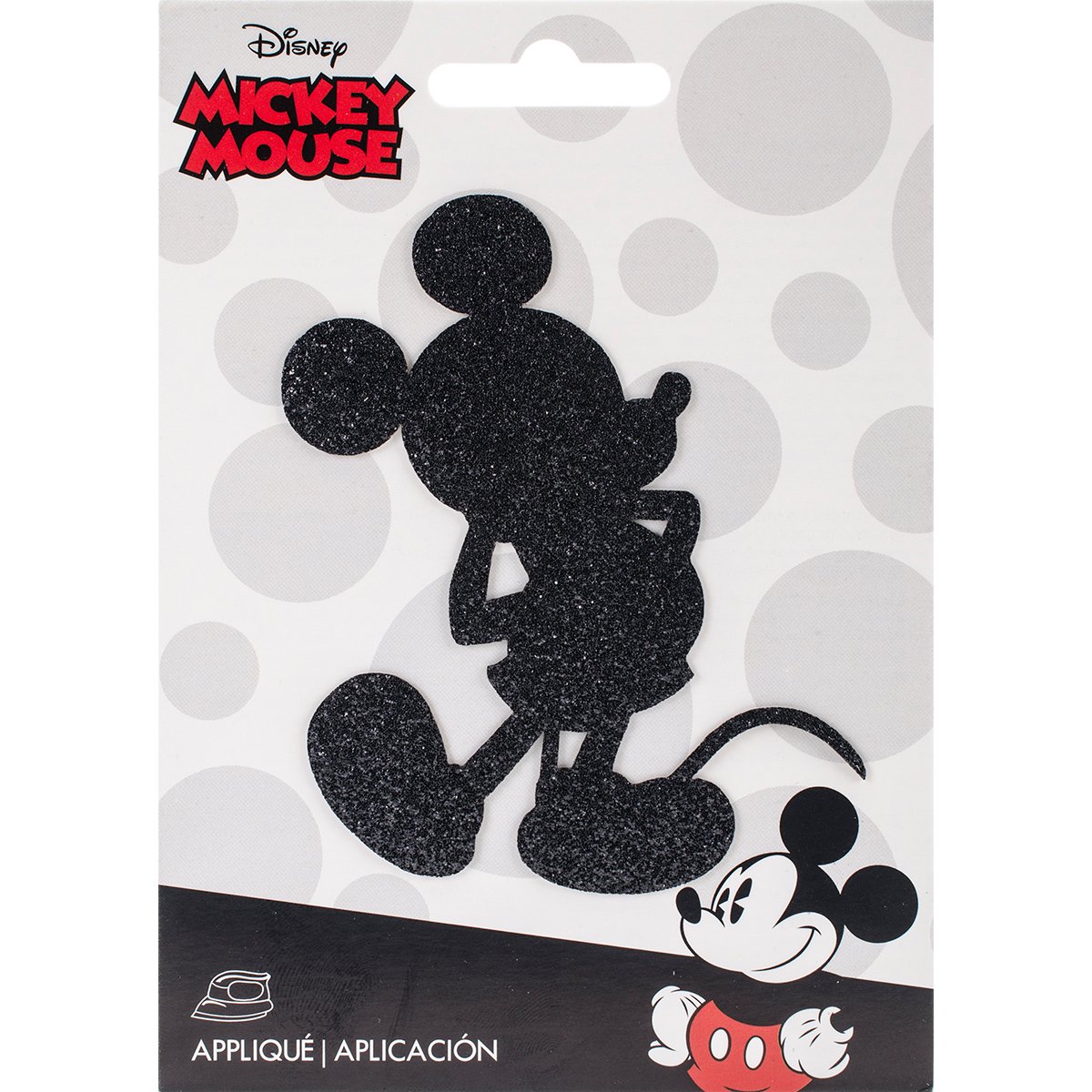 Disney Mickey Mouse Iron-On Applique Patches for DIY Crafts, Kids Clothing, and Costume Design | Easy to Apply Fabric Decoration for T-Shirts, Jeans, and Bags