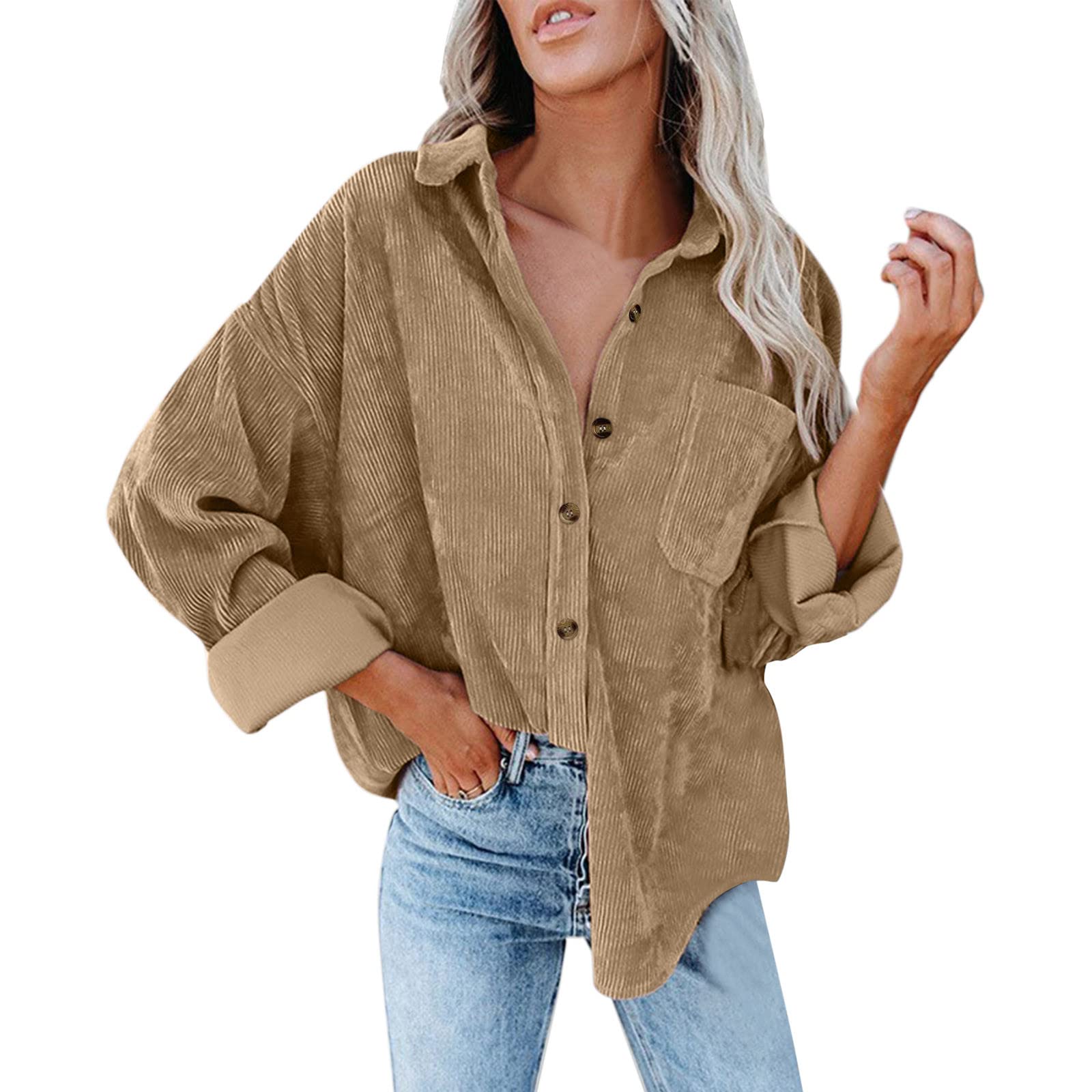 Women's Casual Long Sleeve Crewneck Tunic Top - Summer & Fall Basic Blouse Tee Shirt for Work, Dating & Everyday Wear