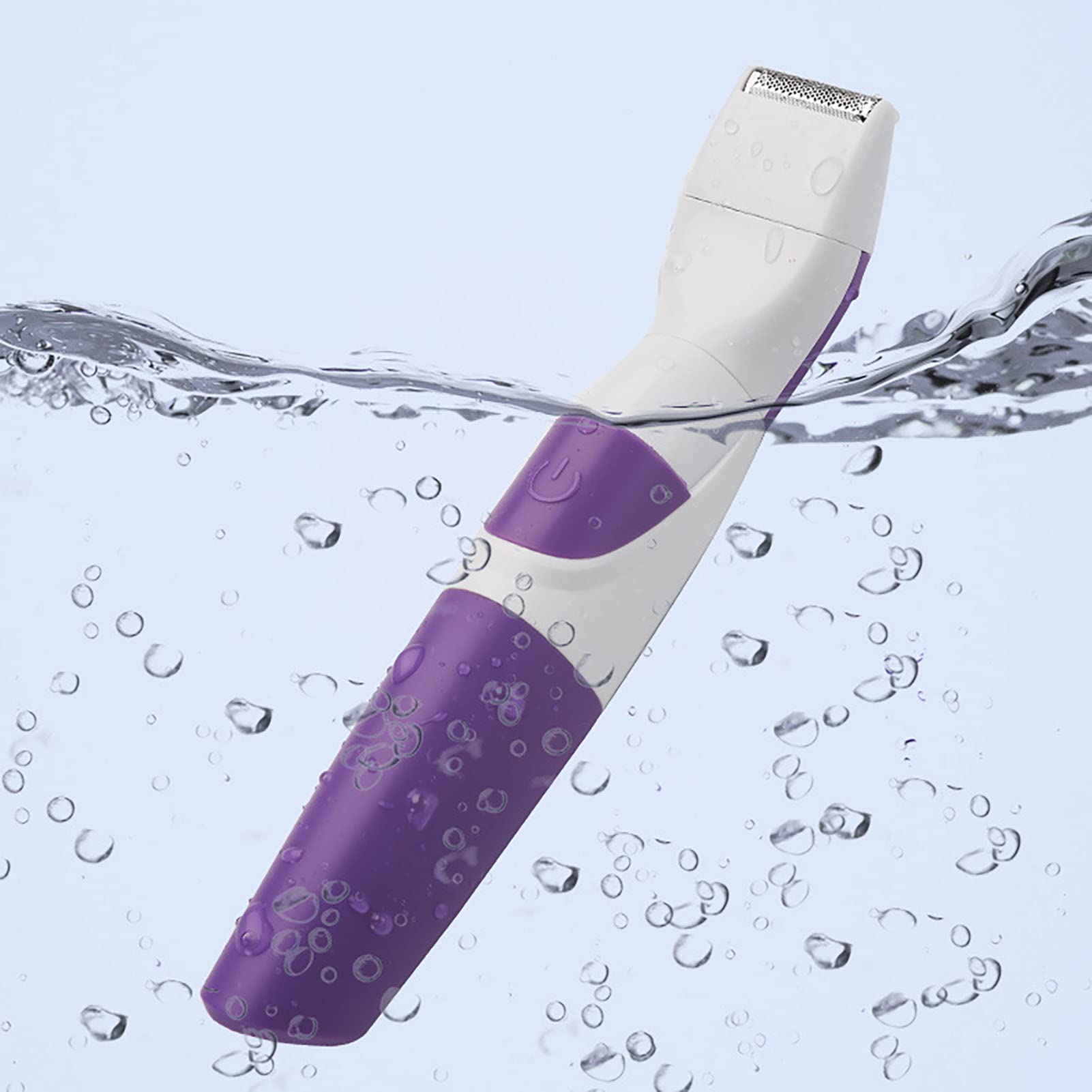 2-in-1 Electric Trimmer & Epilator for Women - Waterproof Portable Hair Removal Shaver for Legs, Underarms, Bikini Line - Perfect for Travel, Gym & Home Use