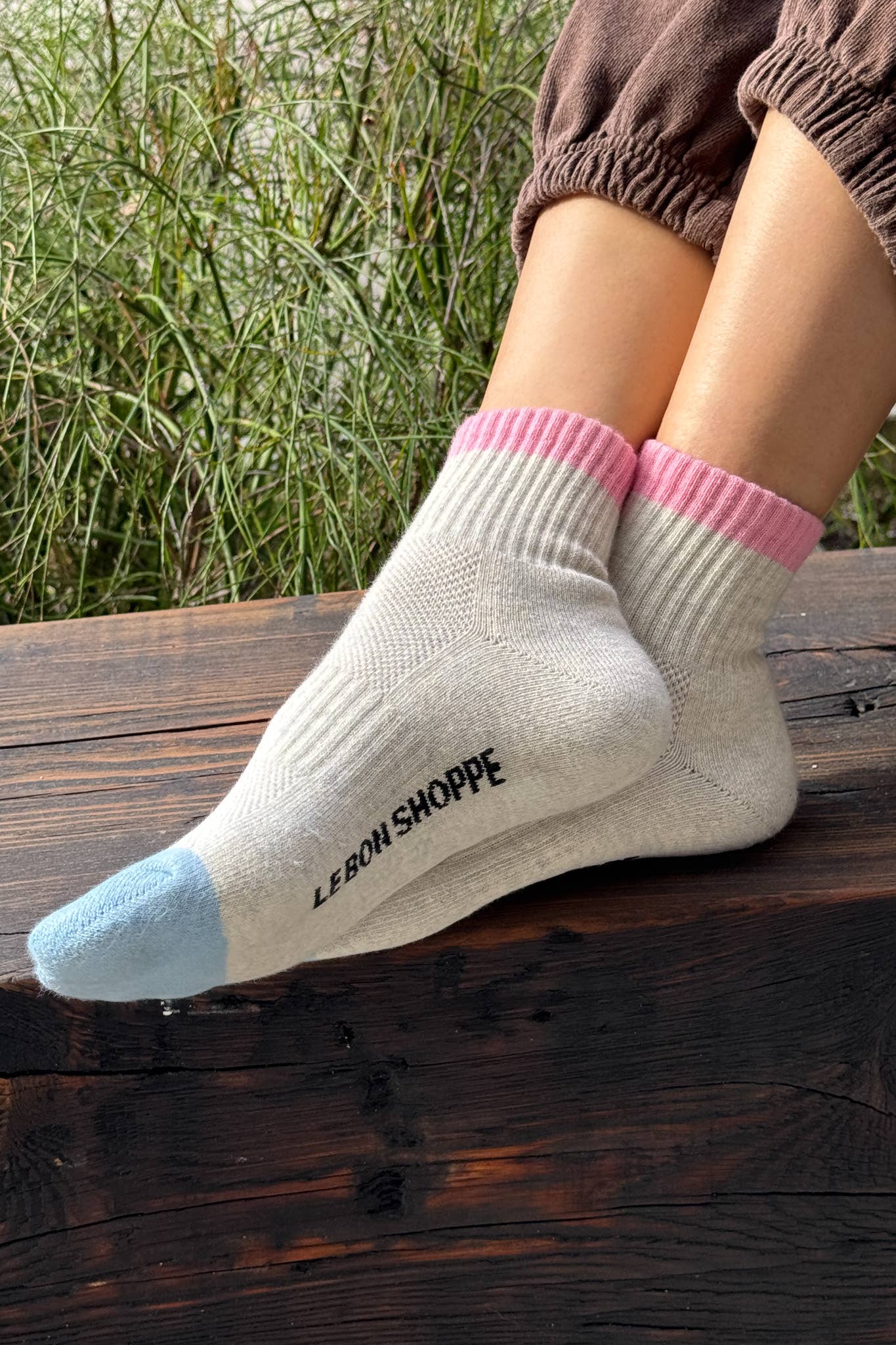 Girlfriend Socks for Women - Color Block Black Coffee Crew Socks | Perfect Gift for Her, Valentine's Day, Anniversary & Everyday Wear