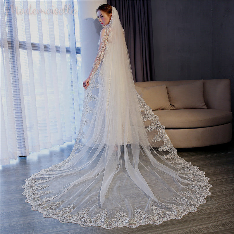 Elegant Daffodil Veil for Weddings & Bridal Accessories – Perfect for Brides, Prom, and Special Occasions