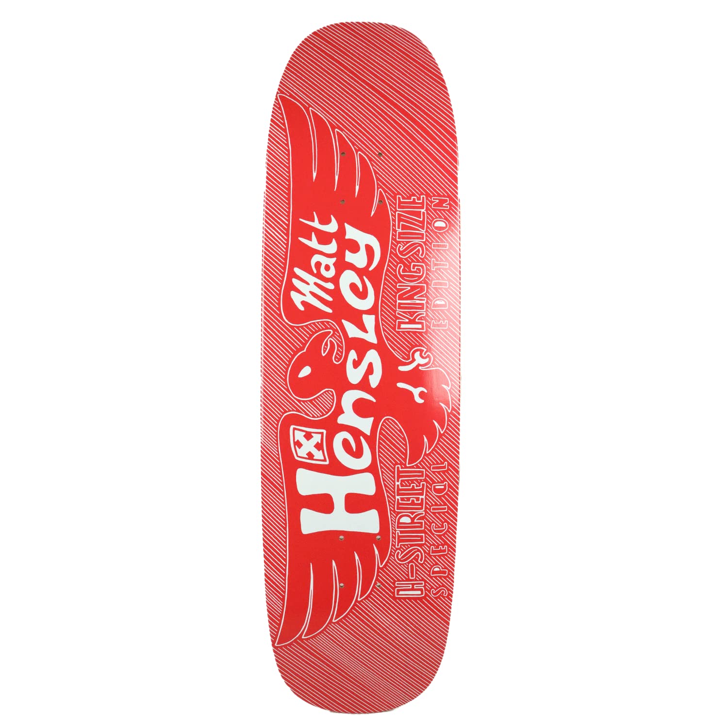 H-Street Hensley Eagle Block Print Skateboard Deck 8.9