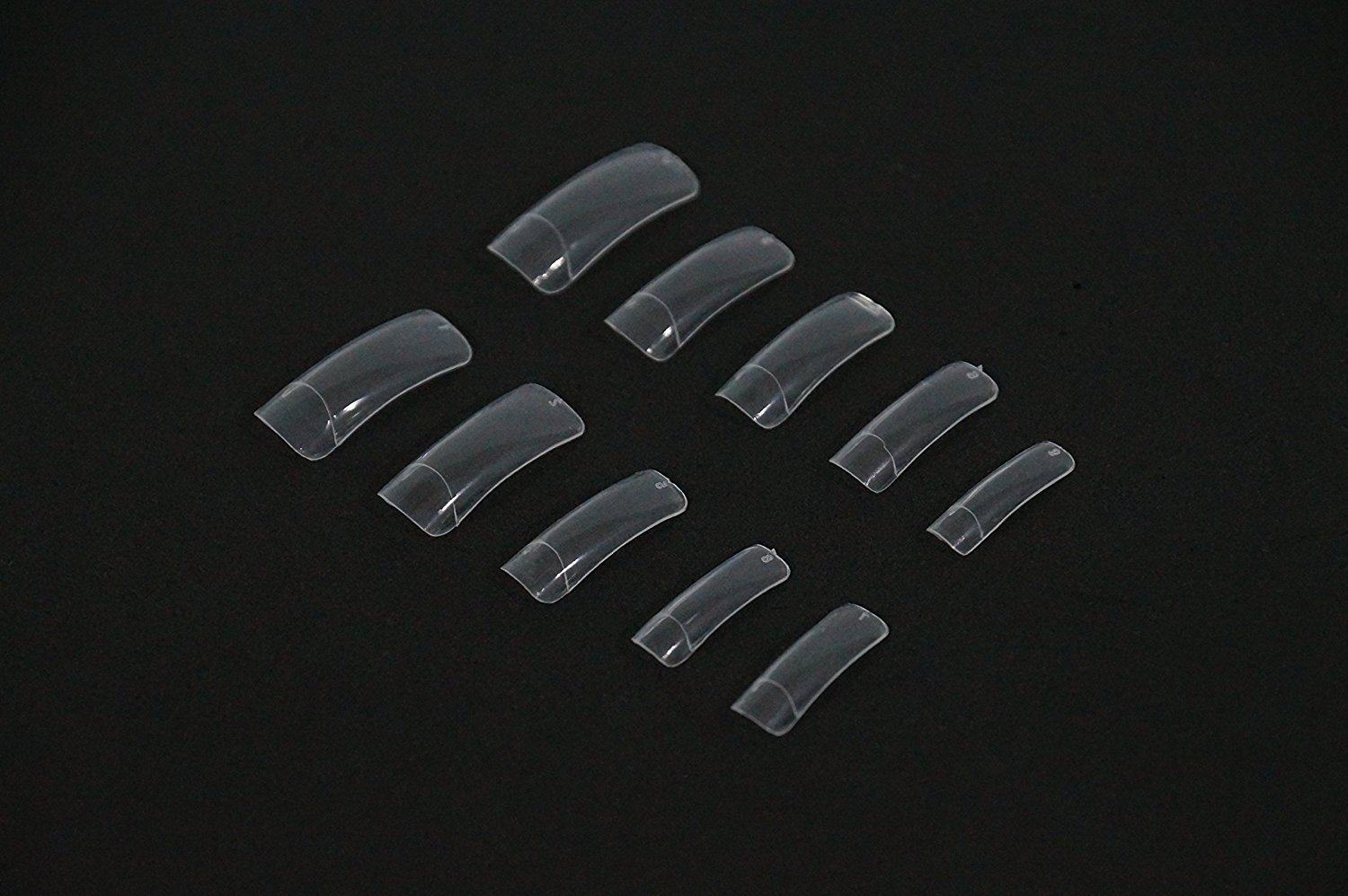 200Pc Clear Acrylic False Nails - Long French Tip Reusable Fake Nails for Professional & Personal DIY Nail Art | Perfect for Salon, Party, Wedding & Everyday Wear