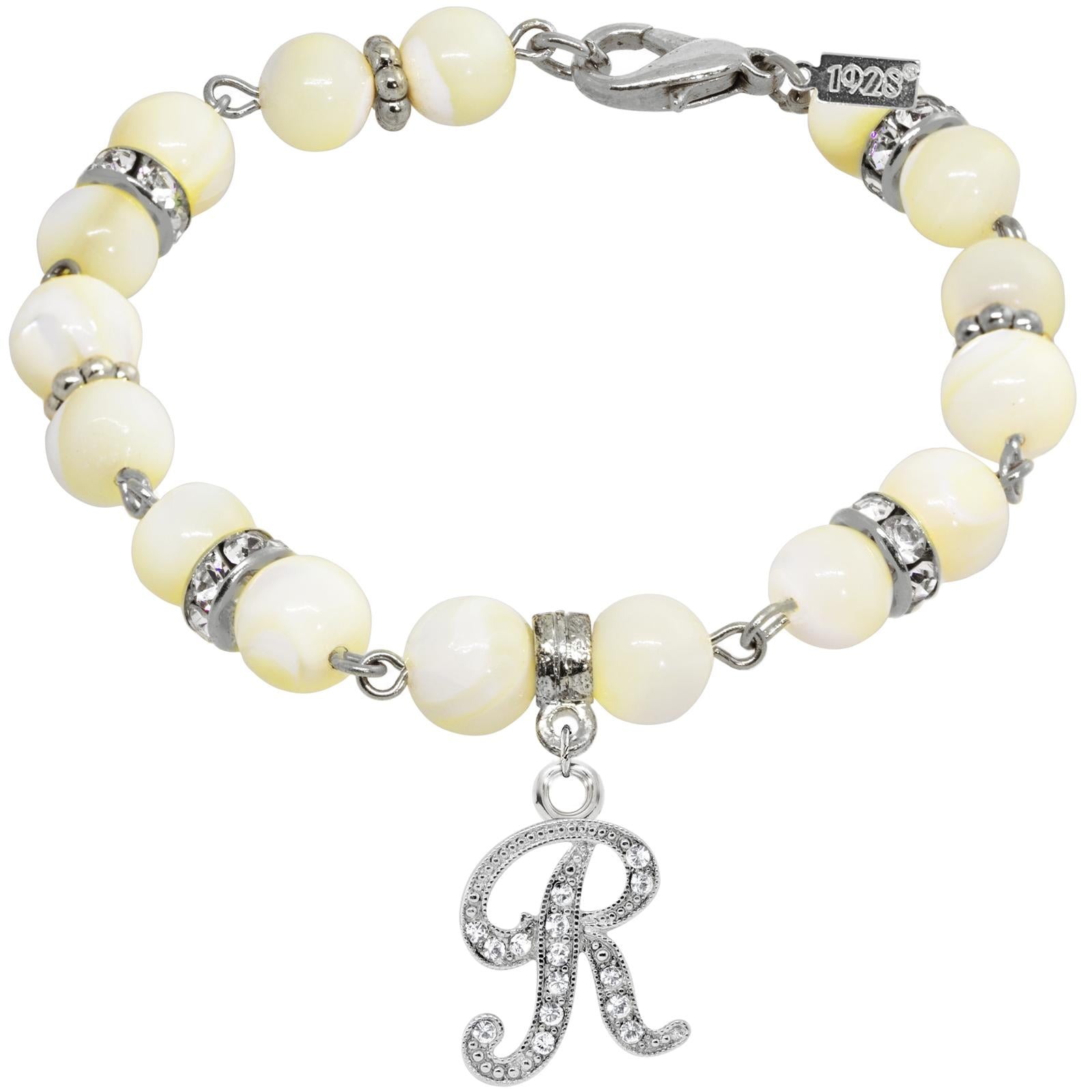 Silver Tone And White
