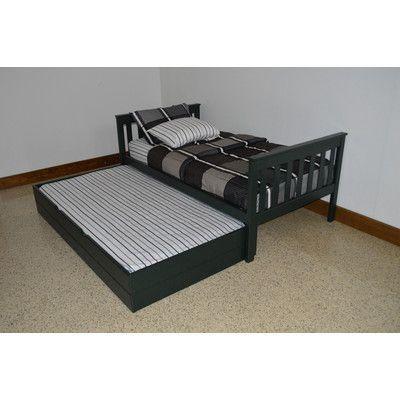 A&L Furniture Twin Trundle Bed with Storage Drawers - Space-Saving Kids Bedroom Solution for Sleepovers and Small Rooms