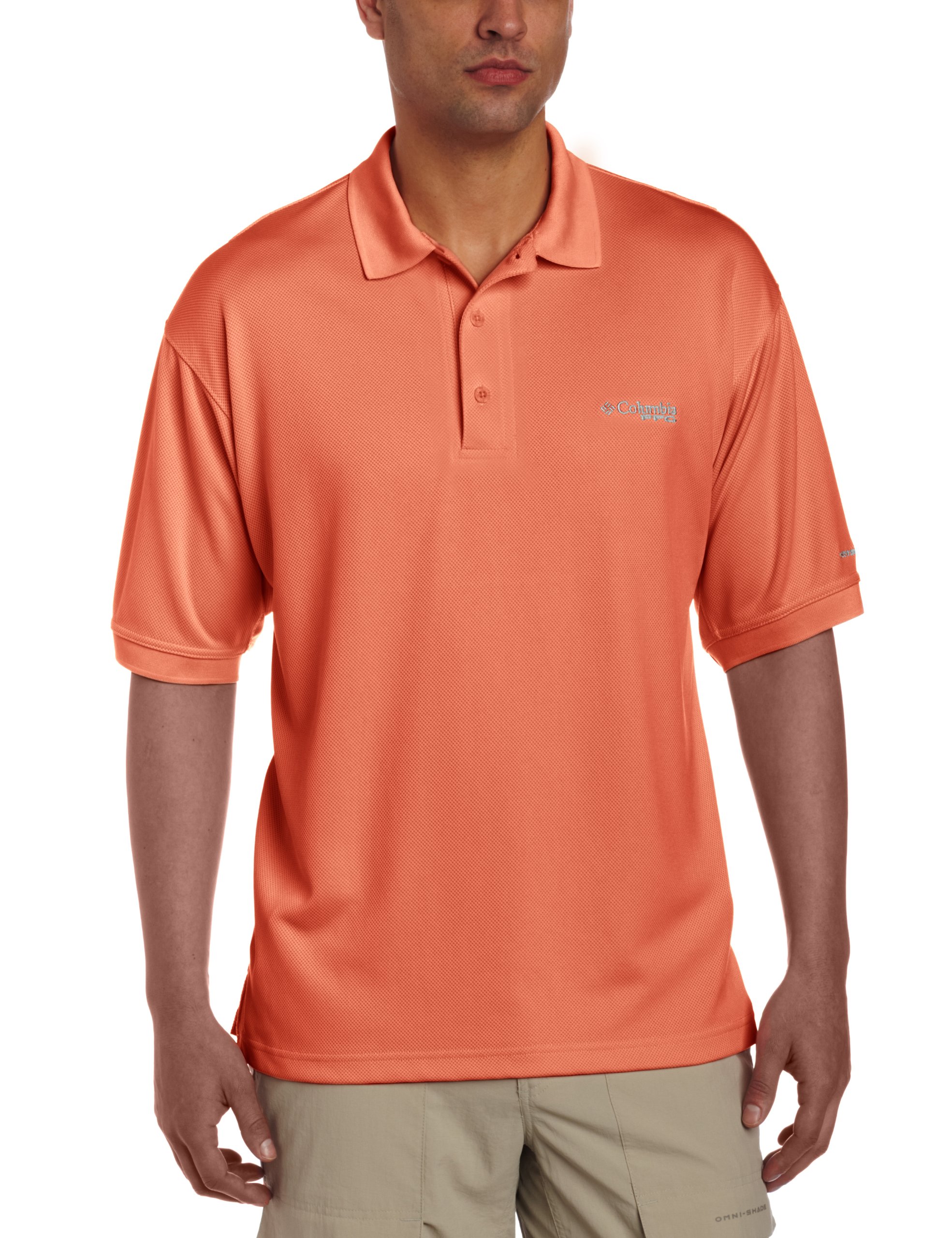 Columbia PFG Perfect Cast Fishing Polo Shirt - UPF 50+ Sun Protection, Quick-Dry & Breathable for Men - Ideal for Fly Fishing, Bass Fishing & Outdoor Activities