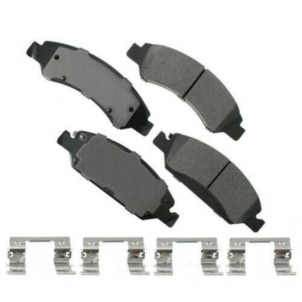 Akebono ASP1363 Ceramic Brake Pad Set - Low Dust, Quiet Performance for Smooth & Reliable Braking - Perfect for Sedans, SUVs & Trucks