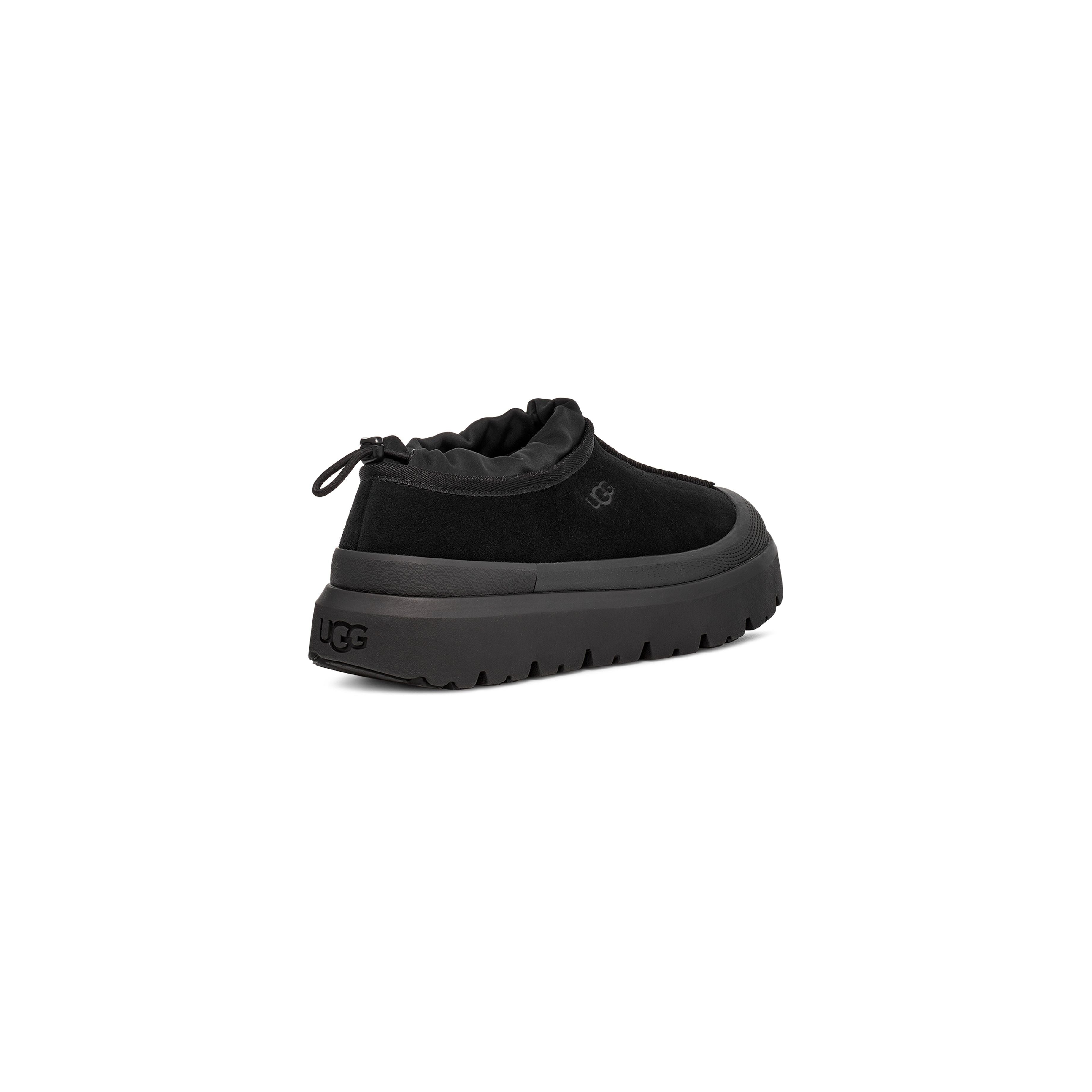 UGG All Gender Tasman Weather Hybrid Slippers - Black | Cozy Indoor/Outdoor House Shoes for Men & Women | Perfect for Home, Travel & Cold Weather