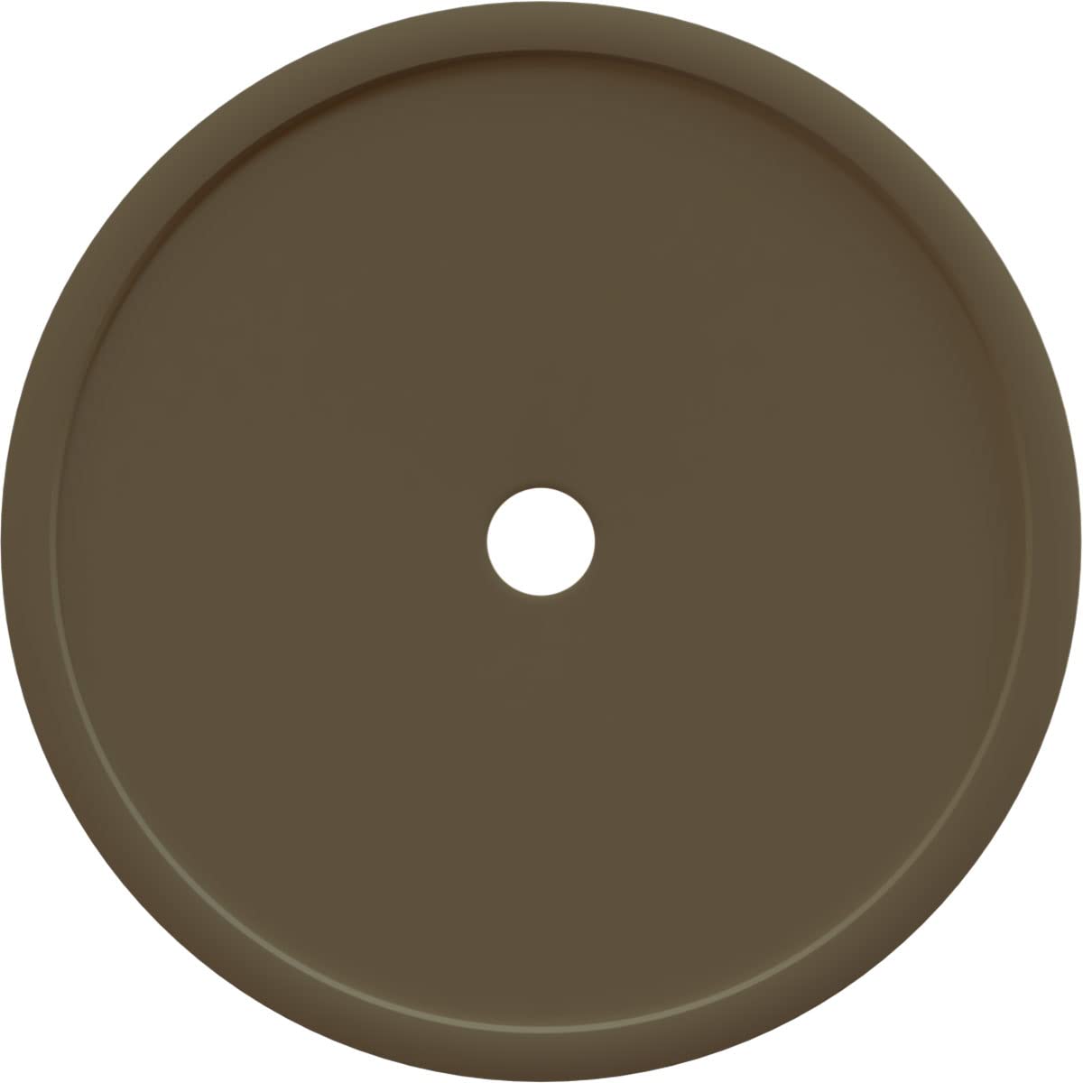 Ekena Millwork CM42SKPCF 42-inch Sellek Ceiling Medallion - Hand-Painted Cream Finish, 42 1/8