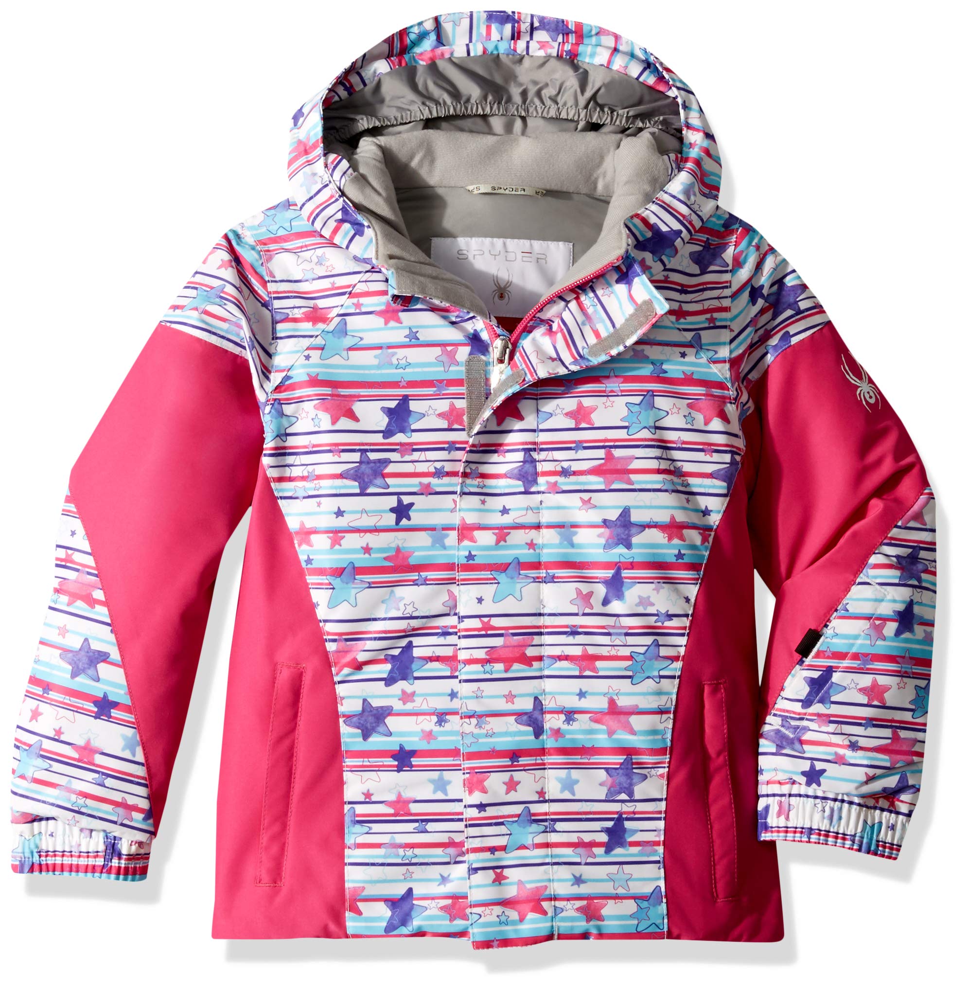 Spyder Kids & Baby Girls' Bitsy Charm Insulated Ski Jacket - Waterproof Winter Coat for Toddler Snowboarding & Outdoor Play