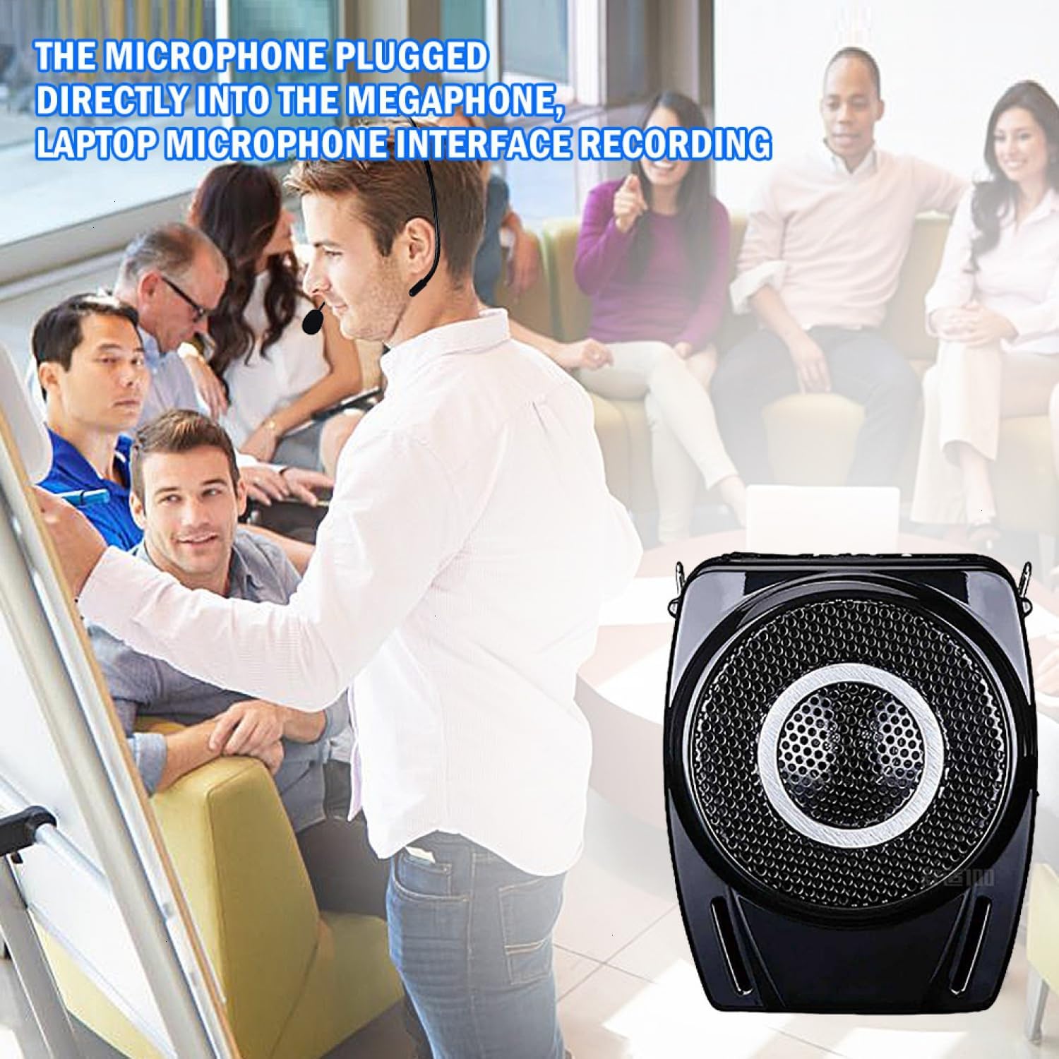 Professional Wired Headset Microphone with Flexible Boom - Noise Cancelling Mic for Singing, Teaching, Public Speaking, Coaching & Presentations (Black, 2-Pack) - Perfect for Voice Amplifiers, Classrooms, Webinars & Senior Care