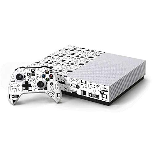 Retro Gaming Skin Decal for Xbox One S Console & Controller Bundle - Custom Designed Skins for Enhanced Gaming Experience | Perfect for Gamers & Collectors