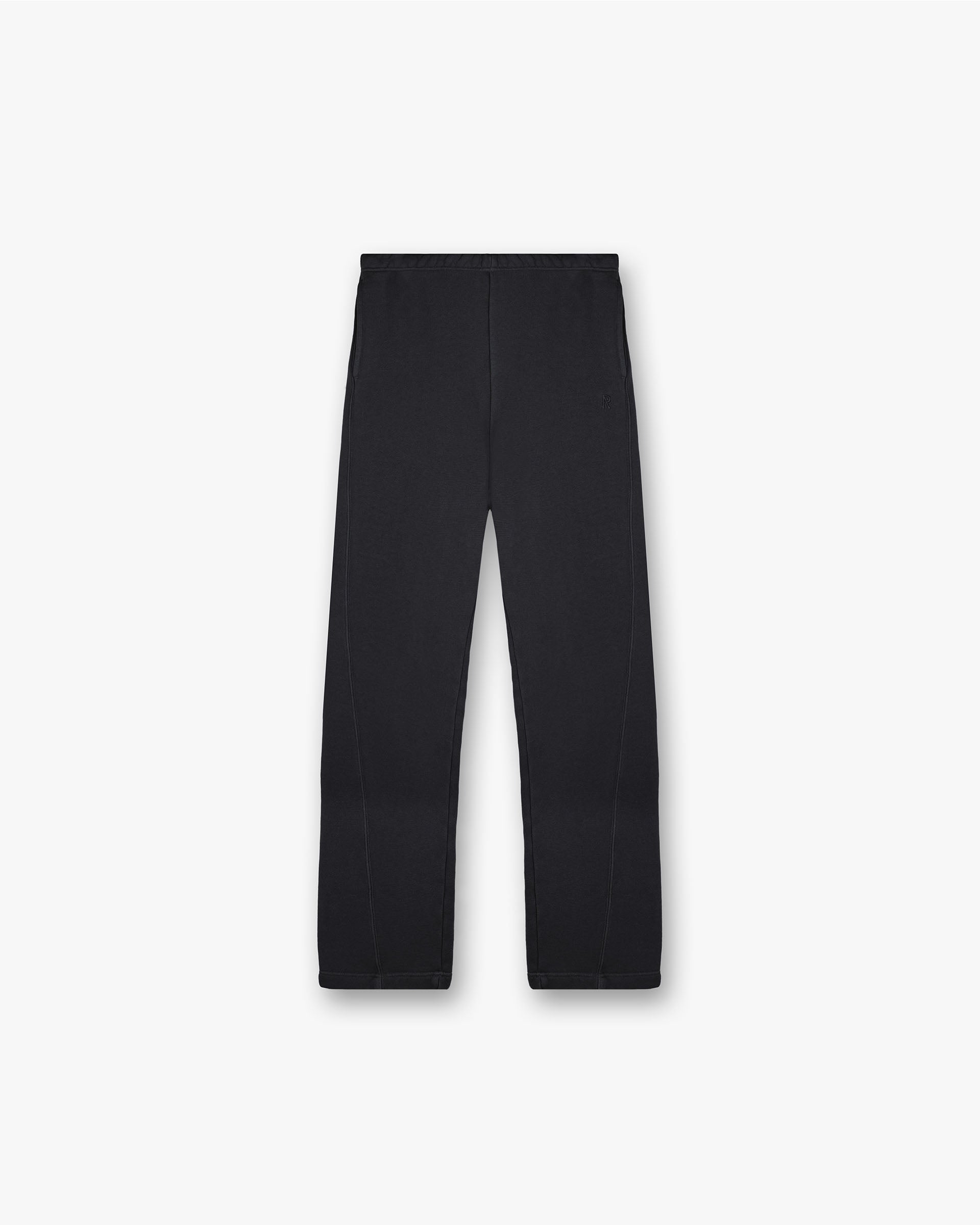 Initial Twisted Seam Jogger Pants for Men - Washed Black Casual Sweatpants | Comfortable Lounge Wear for Gym, Running & Everyday Use