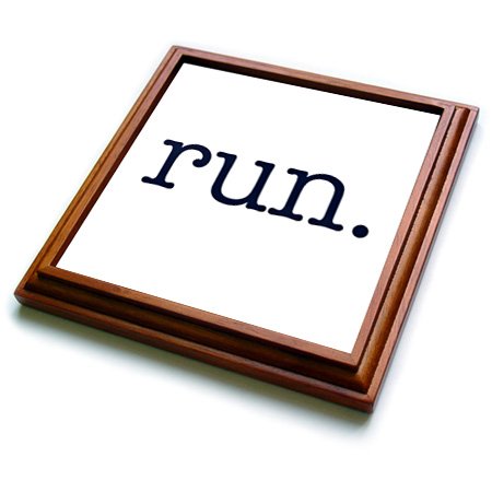3D Rose Run Ceramic Tile Trivet - 8x8 Inch Brown Heat Resistant Coaster for Kitchen Dining Table & Countertop Protection