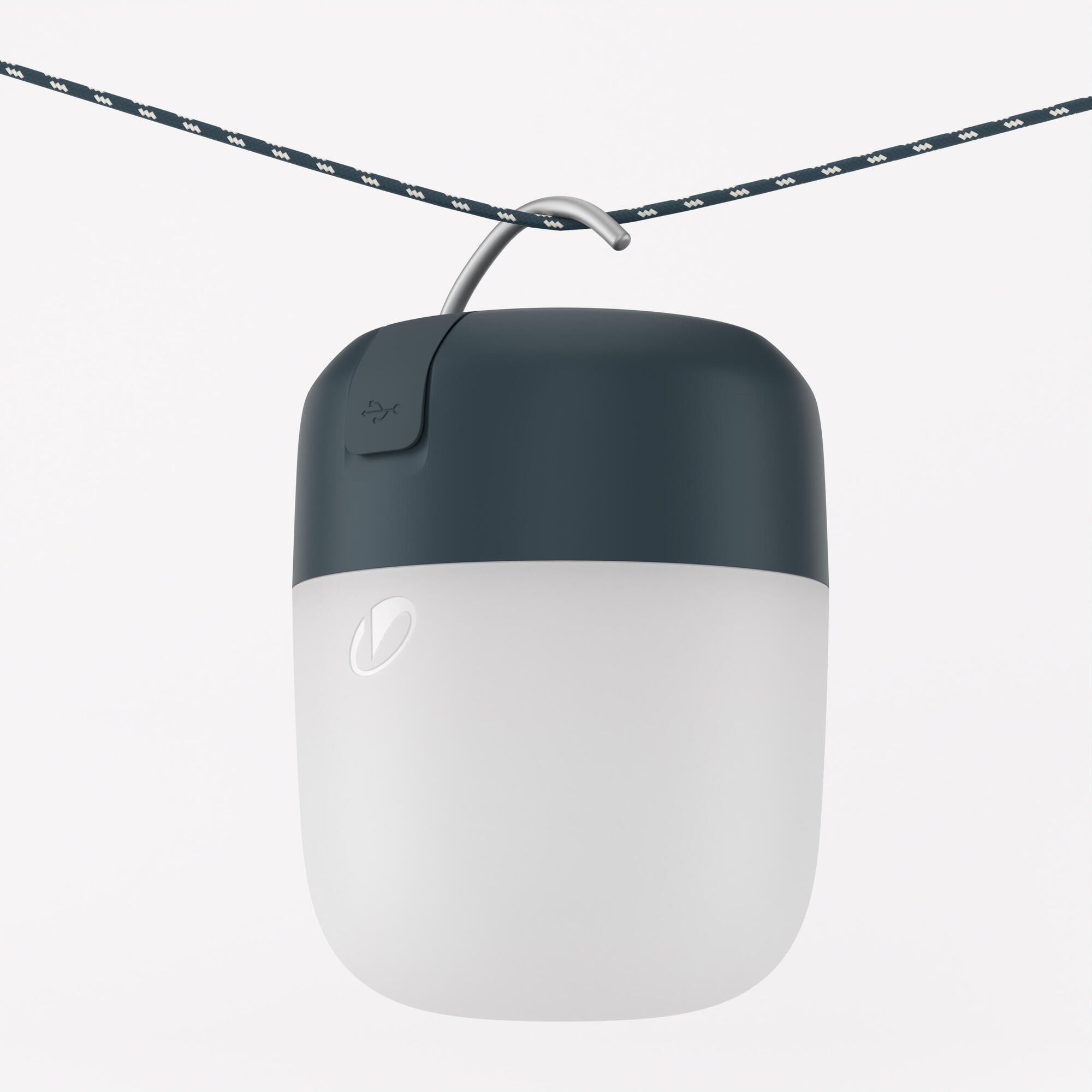 Quechua BL200 USB C Rechargeable Camping Lantern - 200 Lumens LED Light for Outdoor Adventures, Hiking, Emergency & Power Outages