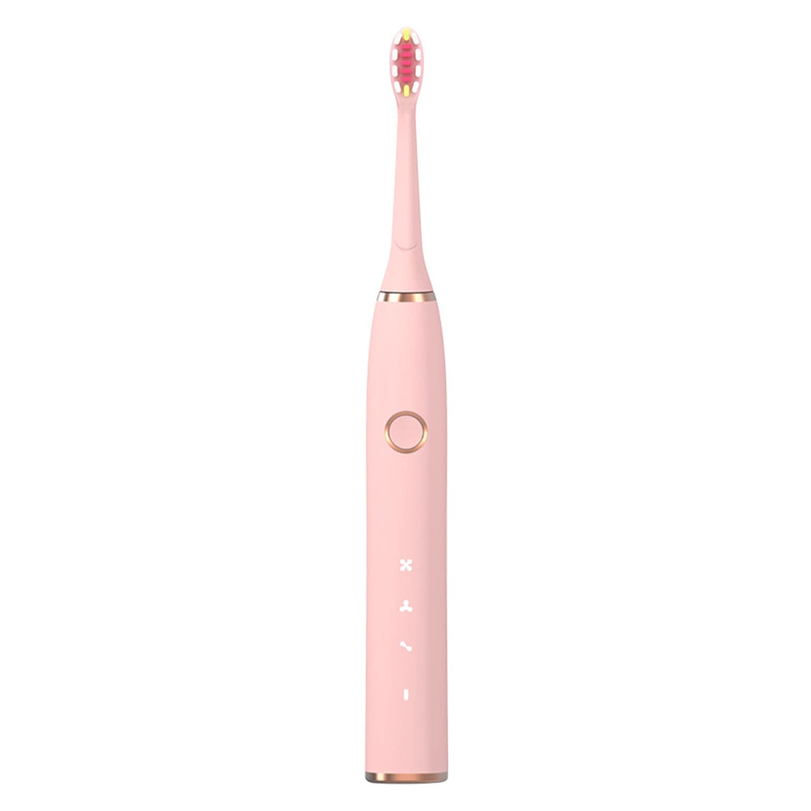 GDYJP Sonic Electric Toothbrush with 3 Cleaning Modes & Smart Timer - 30-Day Battery Life - Ultra Whitening Rechargeable Toothbrush for Home & Travel (Pink) | Perfect for Daily Oral Care & On-the-Go Use