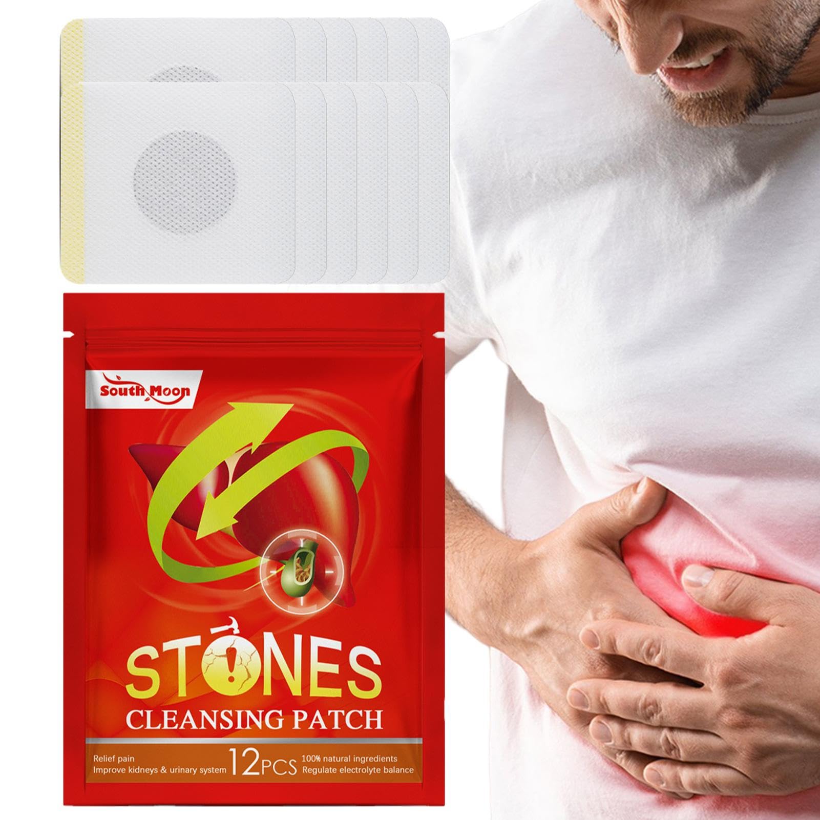 Holdes Body Belly Patch - 12pcs Detox & Relaxation Patches for Men & Women | Improve Sleep & Body Cleansing | Perfect for Nighttime Relaxation & Stress Relief