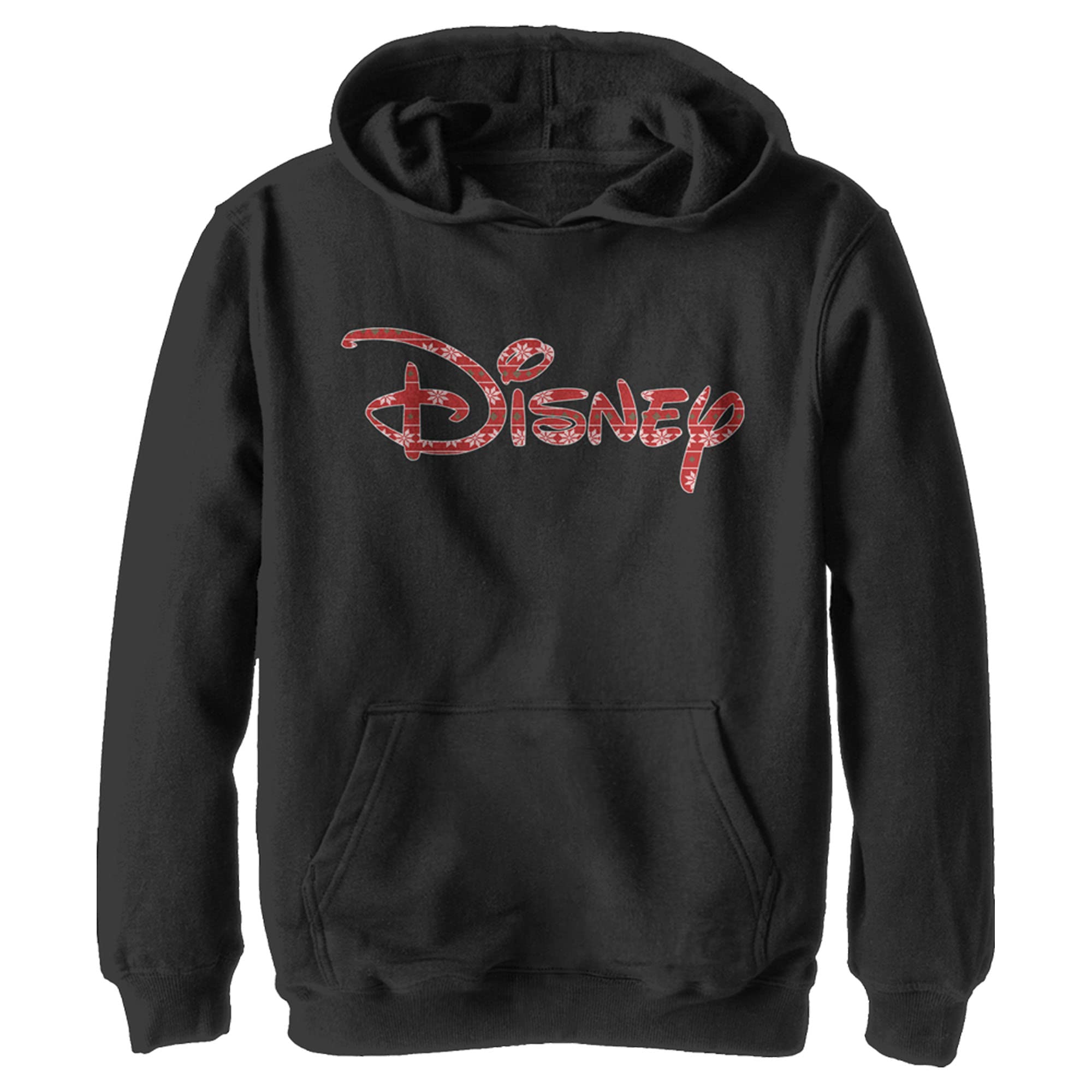 Disney Christmas Logo Hoodie for Boys - Cozy Holiday Pullover Sweatshirt - Perfect for Gifts, Family Photos & Winter Outings
