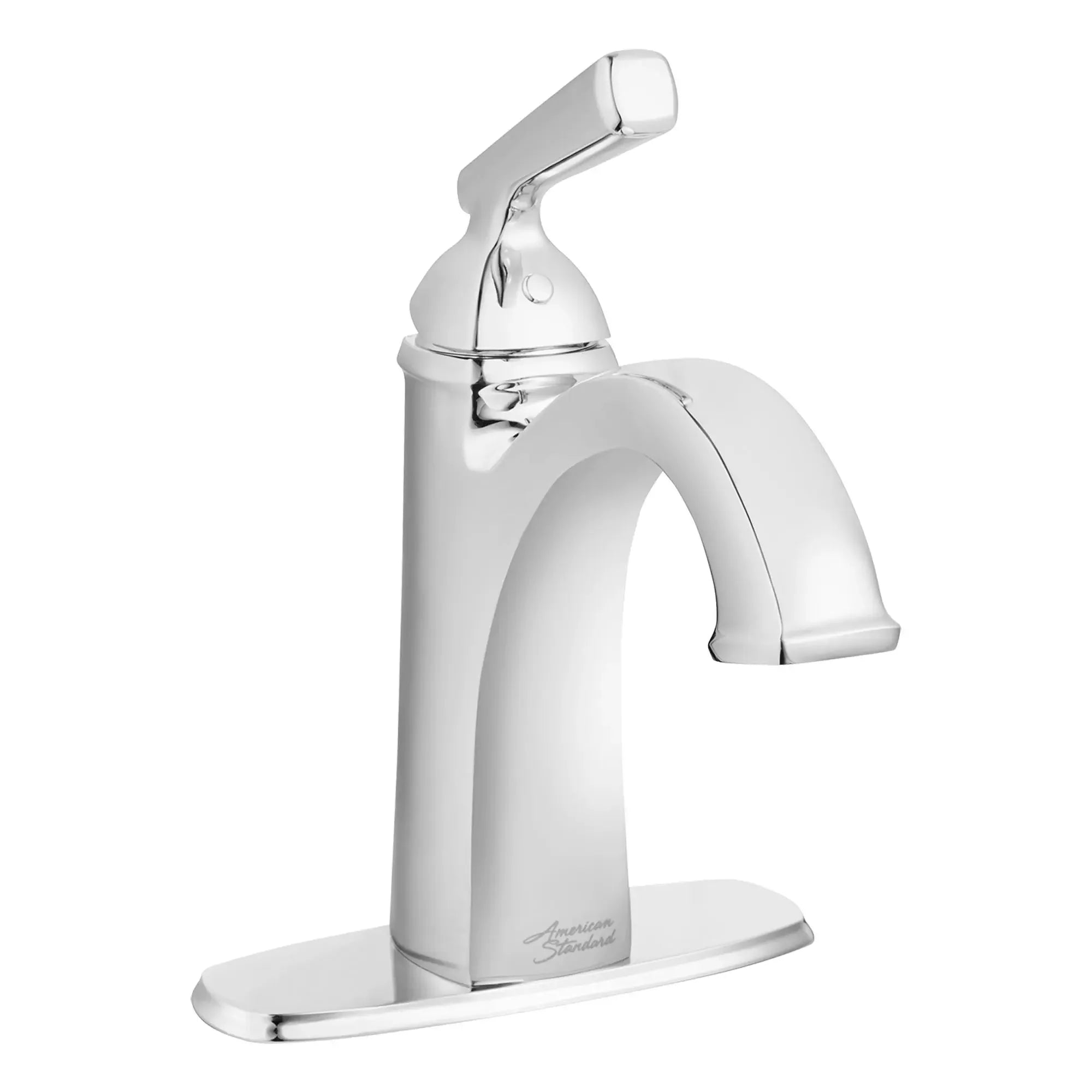 Edgemere® Single Hole Bathroom Faucet with Lever Handle - 1.2 GPM/4.5 LPM Low Flow Water-Saving Design - Perfect for Small Bathrooms, Powder Rooms & Vanities
