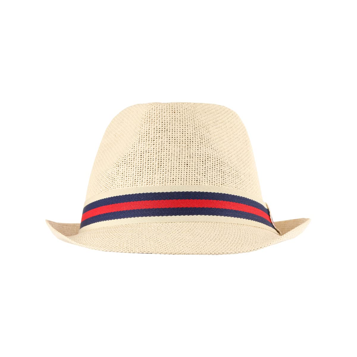 WESTEND Unisex Summer Wide Brim Fedora Hat for Men & Women - Lightweight Straw Panama Hat for Beach, Travel & Outdoor Activities