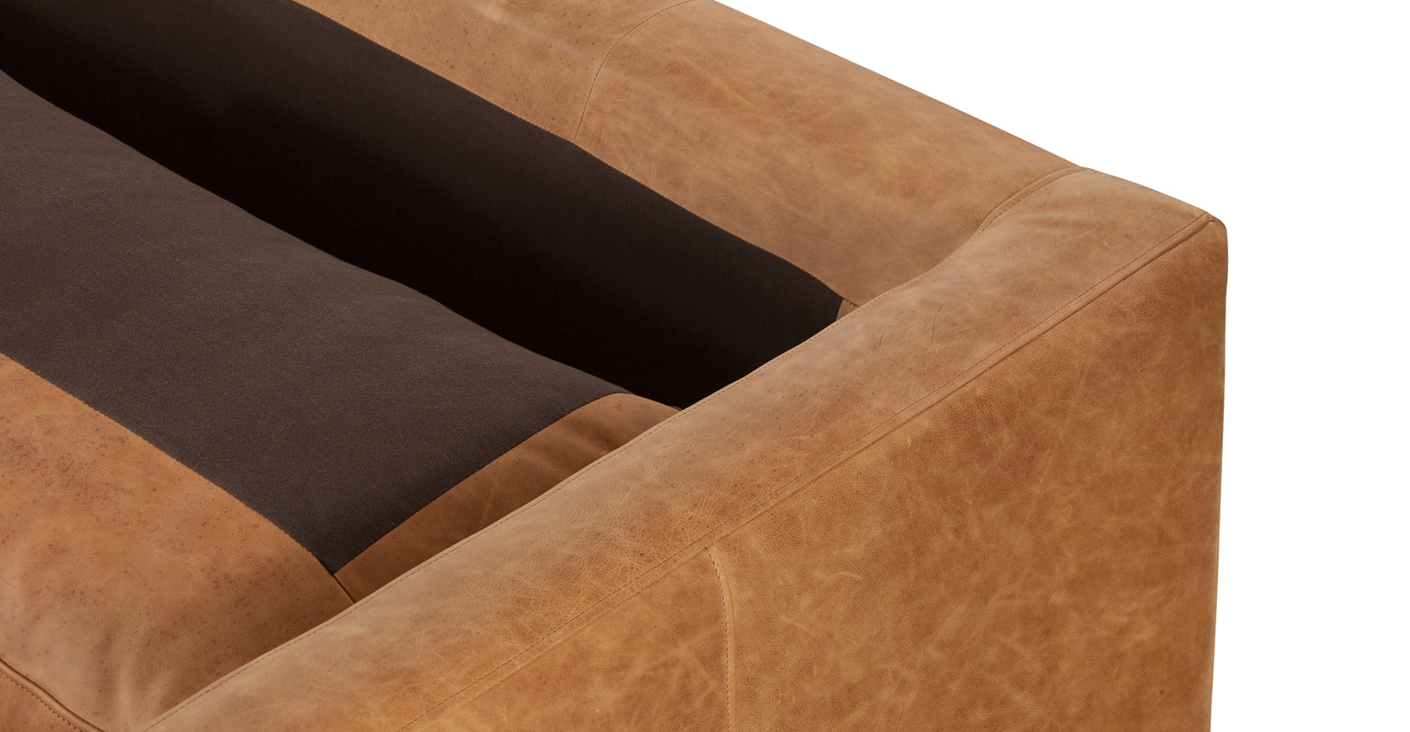 Napa Right Facing Sectional Sofa - Modern L-Shaped Couch for Living Room, Family Room & Home Theater | Comfortable Upholstered Furniture with Premium Fabric