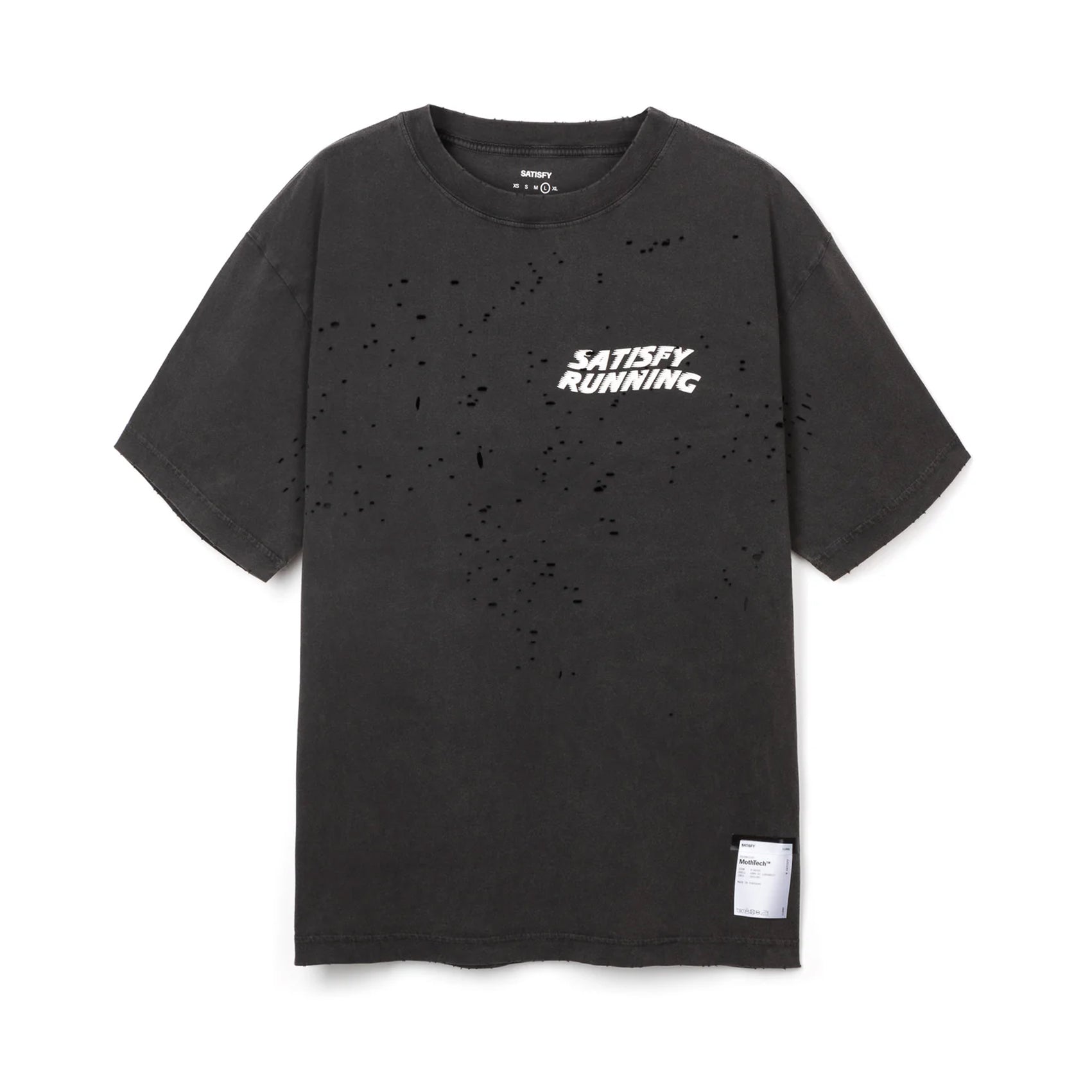 Men's Satisfy MothTech Running T-Shirt - Lightweight Performance Tee for Jogging, Gym & Outdoor Activities