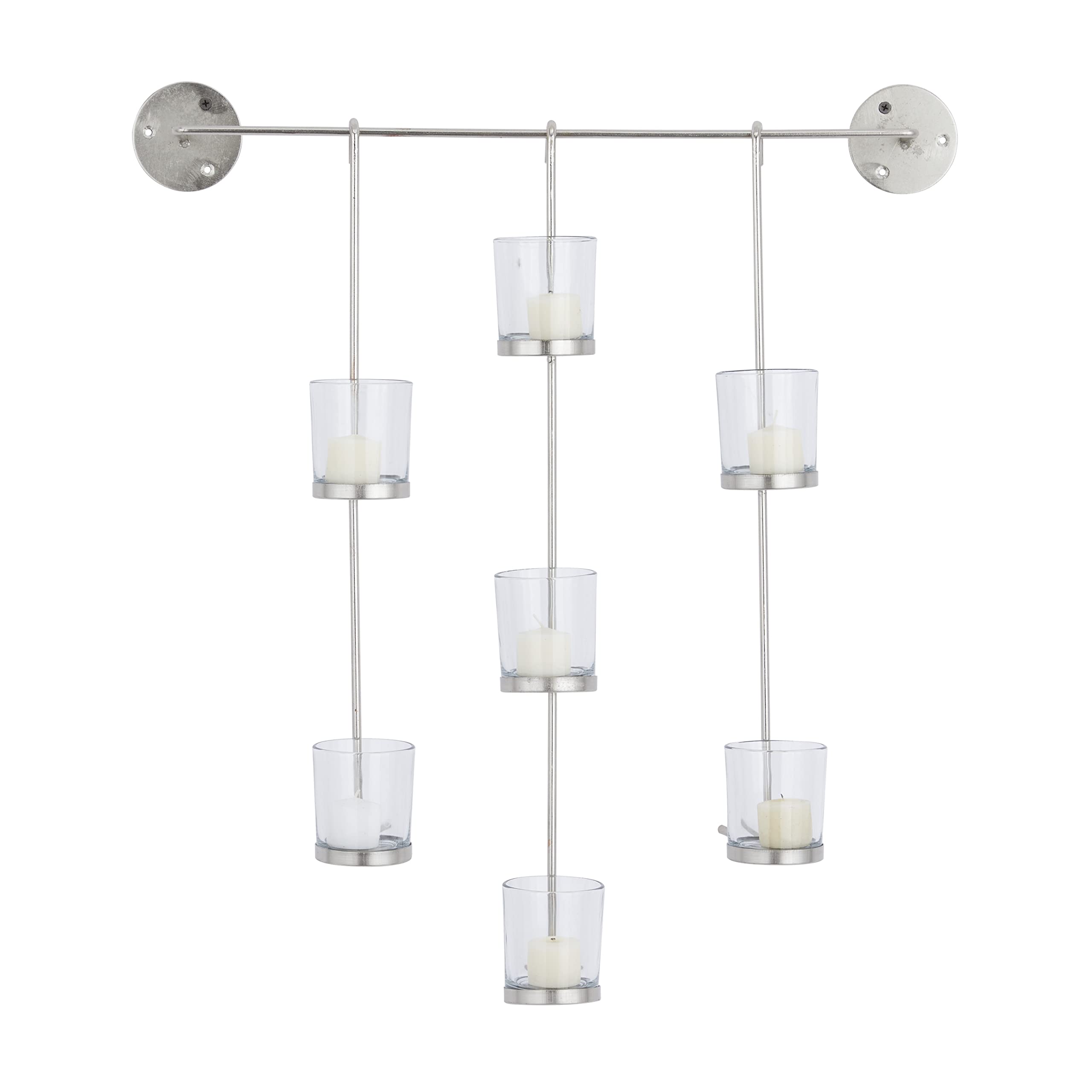 CosmoLiving by Cosmopolitan Modern Metal Wall Sconce - 23
