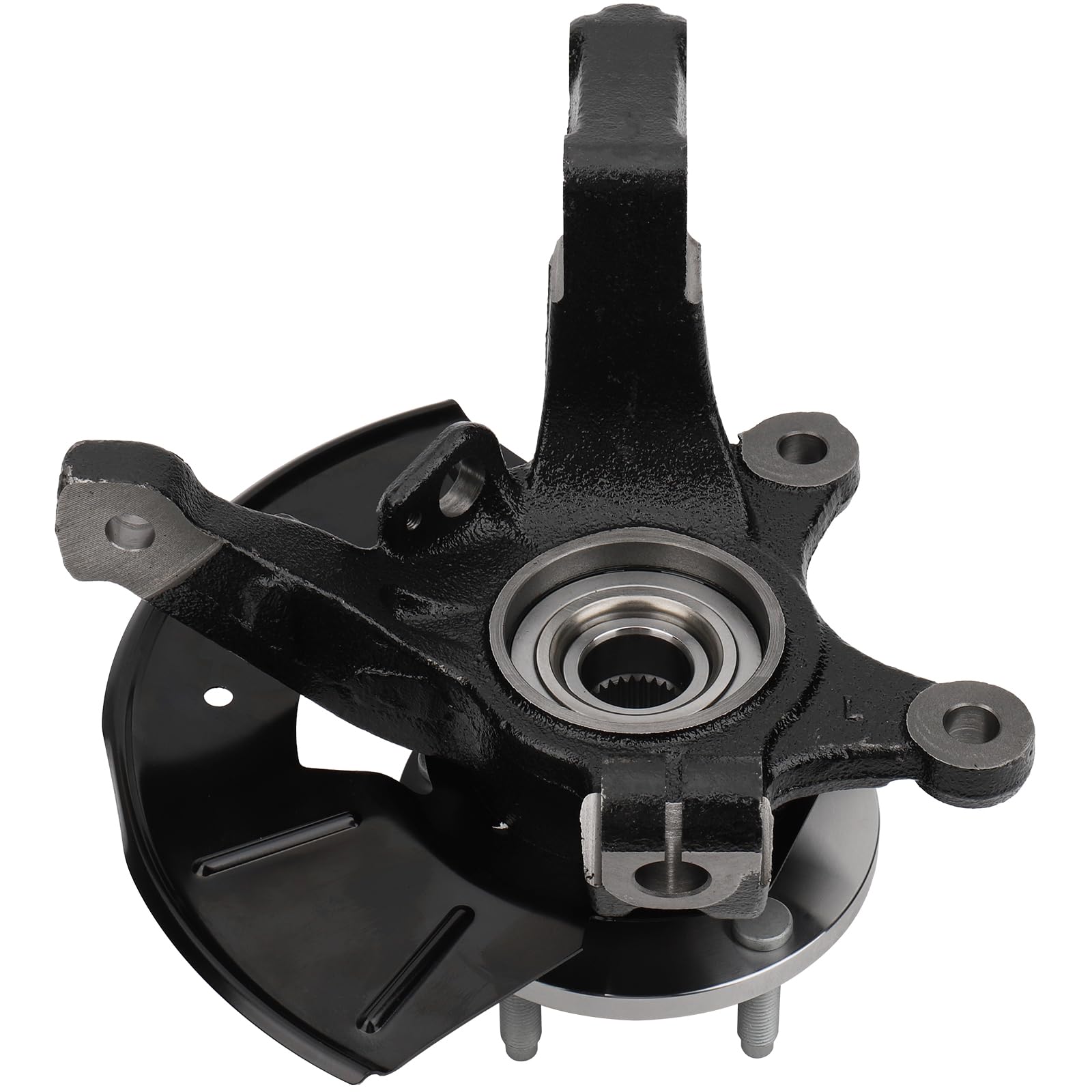 DRIVESTAR 698-405 LK015 Front Steering Knuckle Wheel Hub Assembly - Left Driver Side Replacement for 2001-2012 Ford Escape, 2001-2011 Mazda Tribute & 2007-2011 Mercury Mariner - Perfect for Smooth Steering & Safe Driving
